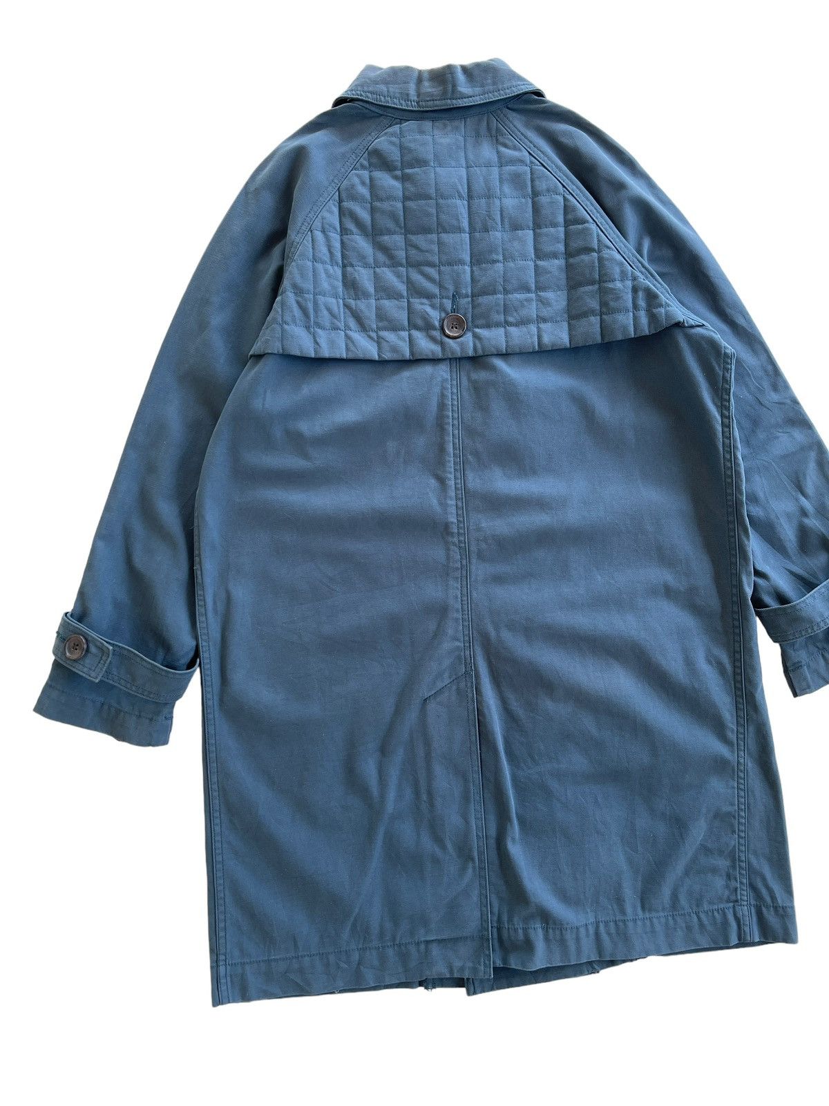 Issey Miyake Issey Miyake Ne-net Double Breast Trench Coat Size US M / EU 48-50 / 2 - 4 Thumbnail