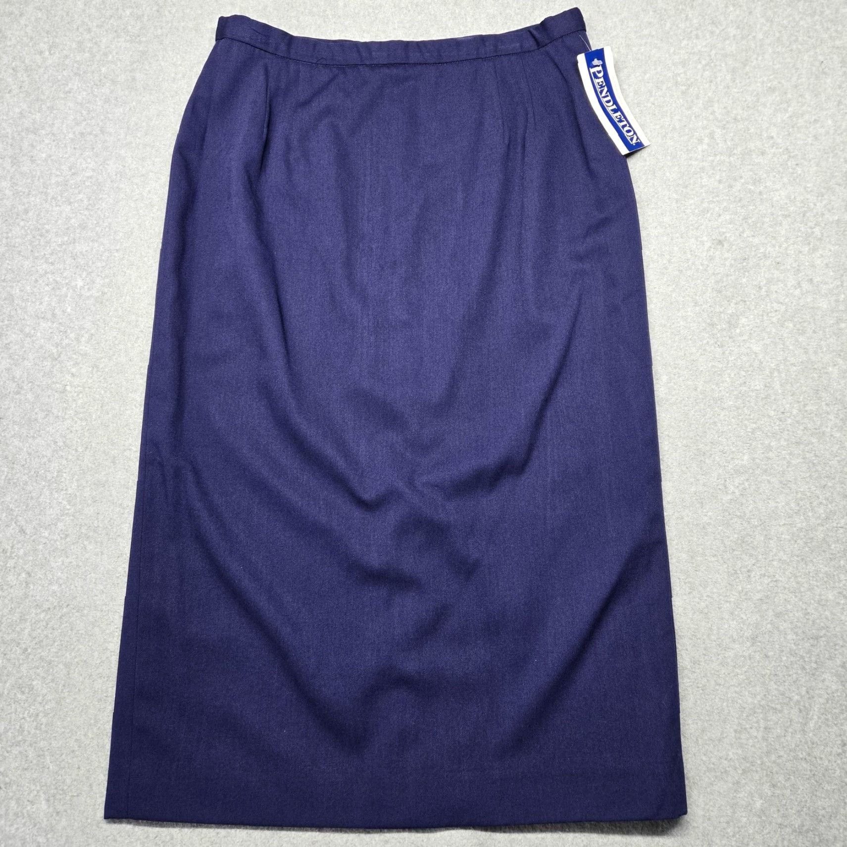 Pendleton Pendleton Skirt Womens 16 Blue Midi Lined Pencil Straight Made In USA Size 38" / US 16 / IT 52 - 2 Thumbnail