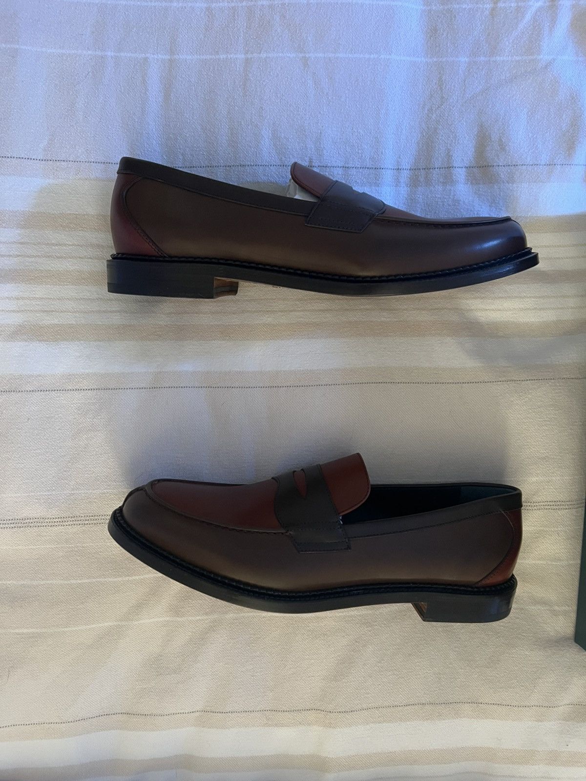 Aime Leon Dore Aime Leon Dore ALD Queens Crest Penny Loafer Brown Size 11 Size US 11 / EU 44 - 2 Thumbnail
