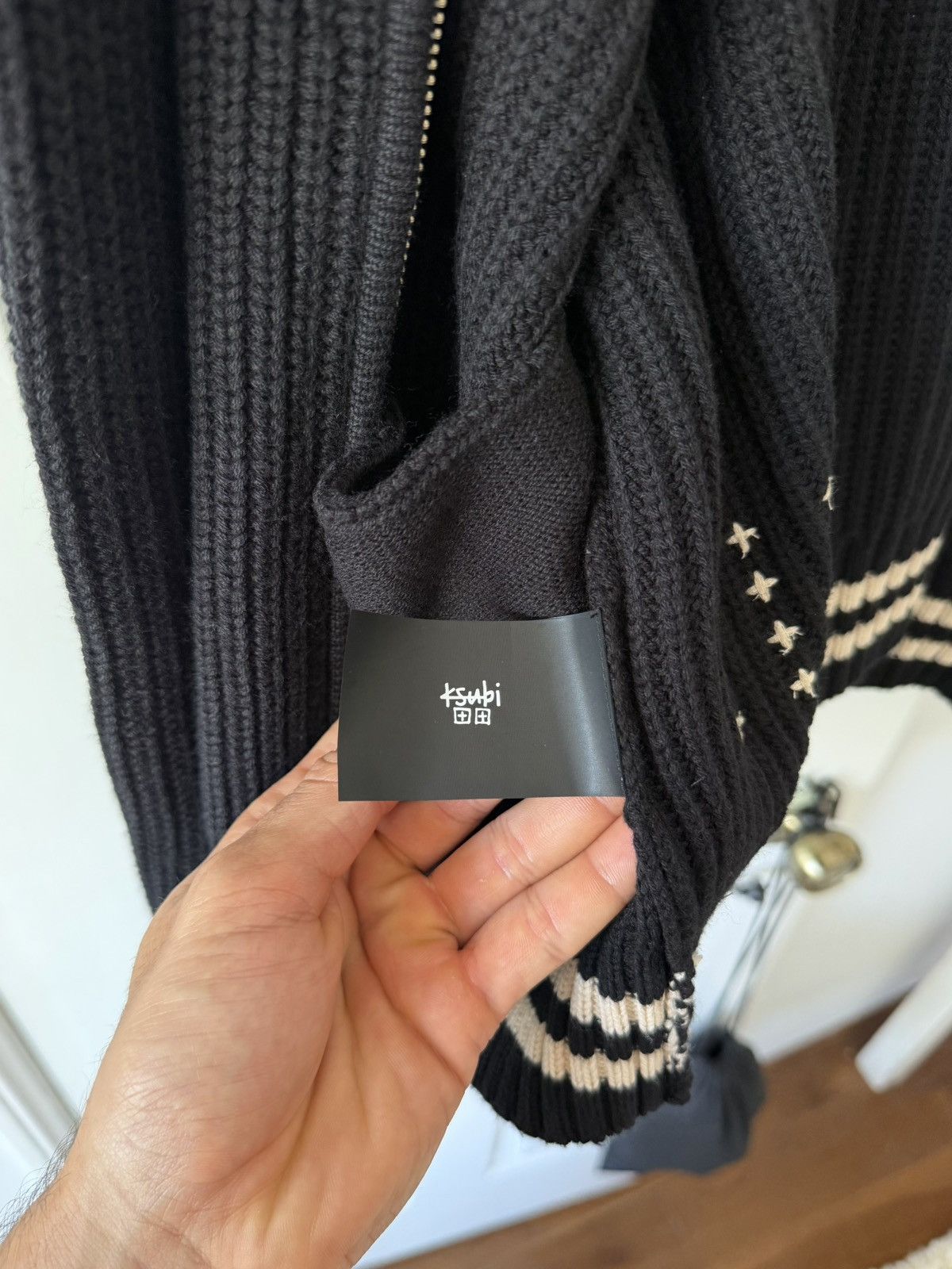 Ksubi Boxer Zip Knit Hoodie Midnight Size US M / EU 48-50 / 2 - 6 Thumbnail