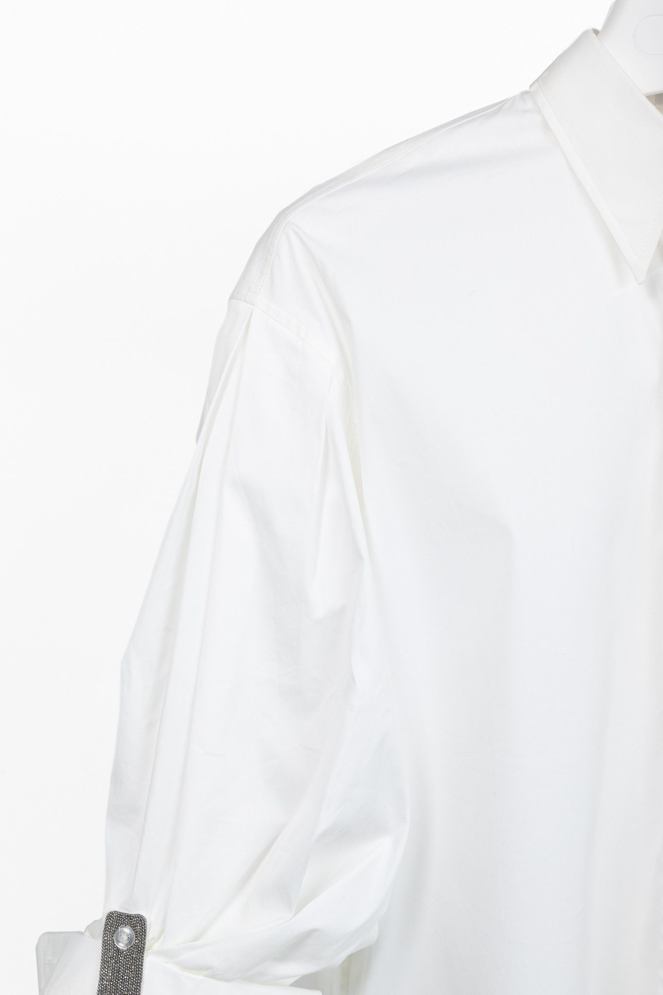 Brunello Cucinelli Brunello Cucinelli SS21 Cotton Monili-Tab Buttoned Shirt Size XS / US 0-2 / IT 36-38 - 4 Thumbnail