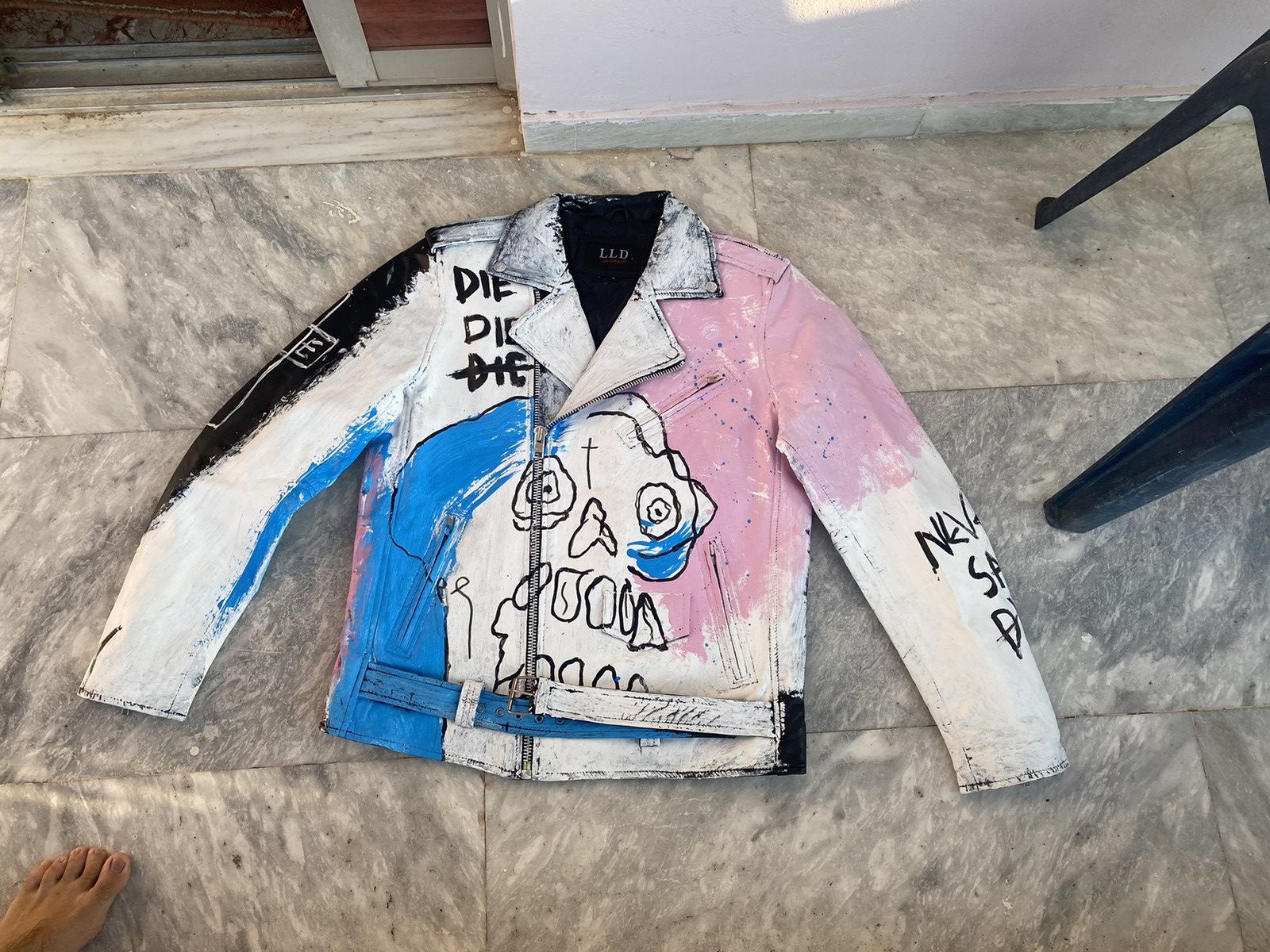 Lil Peep × Vintage Lil peep inspired leather jacket Size US M / EU 48-50 / 2 - 2 Thumbnail