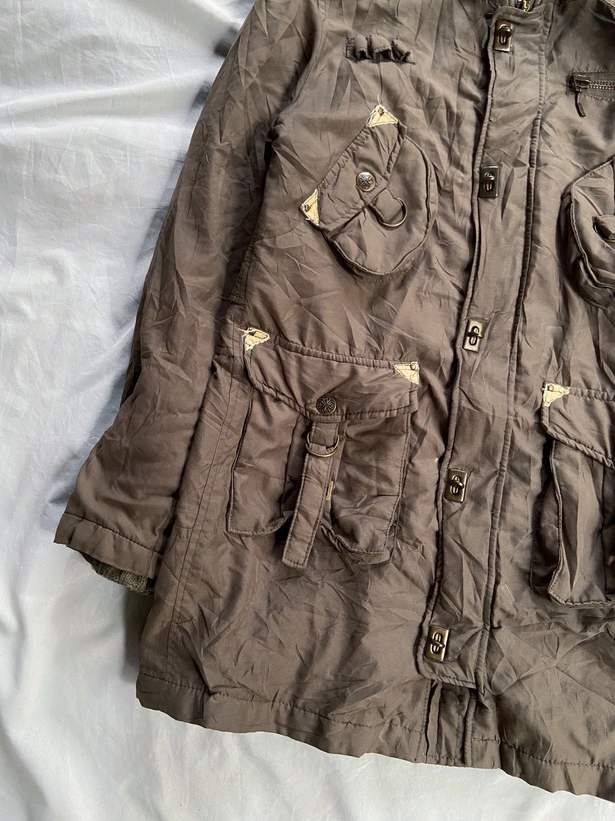 Japanese Brand CECIL MCBEE BONDAGE MULTIPOCKETS ZIP JACKET Size US S / EU 44-46 / 1 - 5 Thumbnail