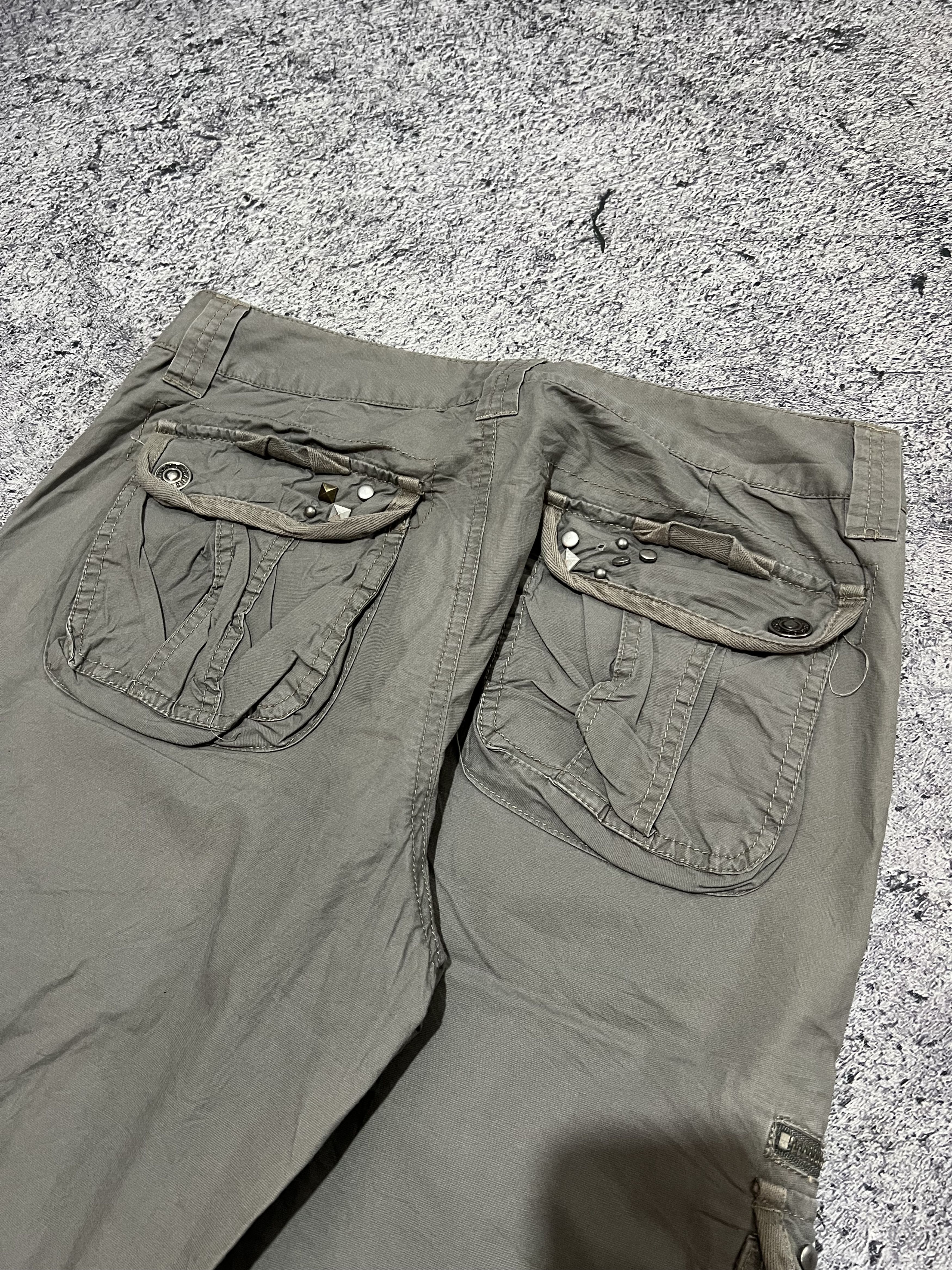 Japanese Brand 2000s Archival Hysteric Cdg Junya Studded Cargo y2k Ifsix Size US 32 / EU 48 - 5 Thumbnail
