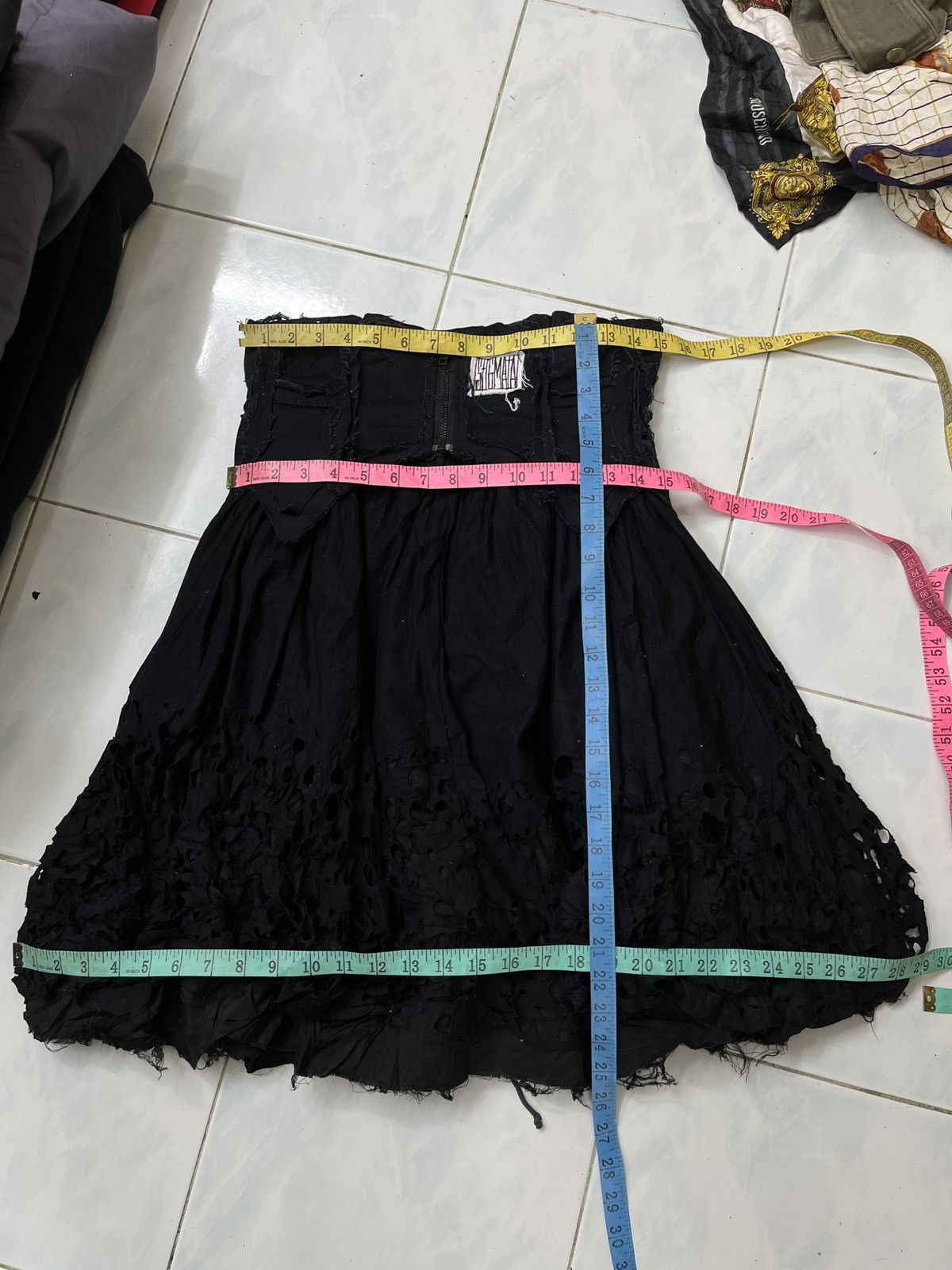 If Six Was Nine 🔥🔥🔥STEALS STIGMATA PUNK GOTHIC SKIRTS Size 30" / US 8 / IT 44 - 10 Thumbnail