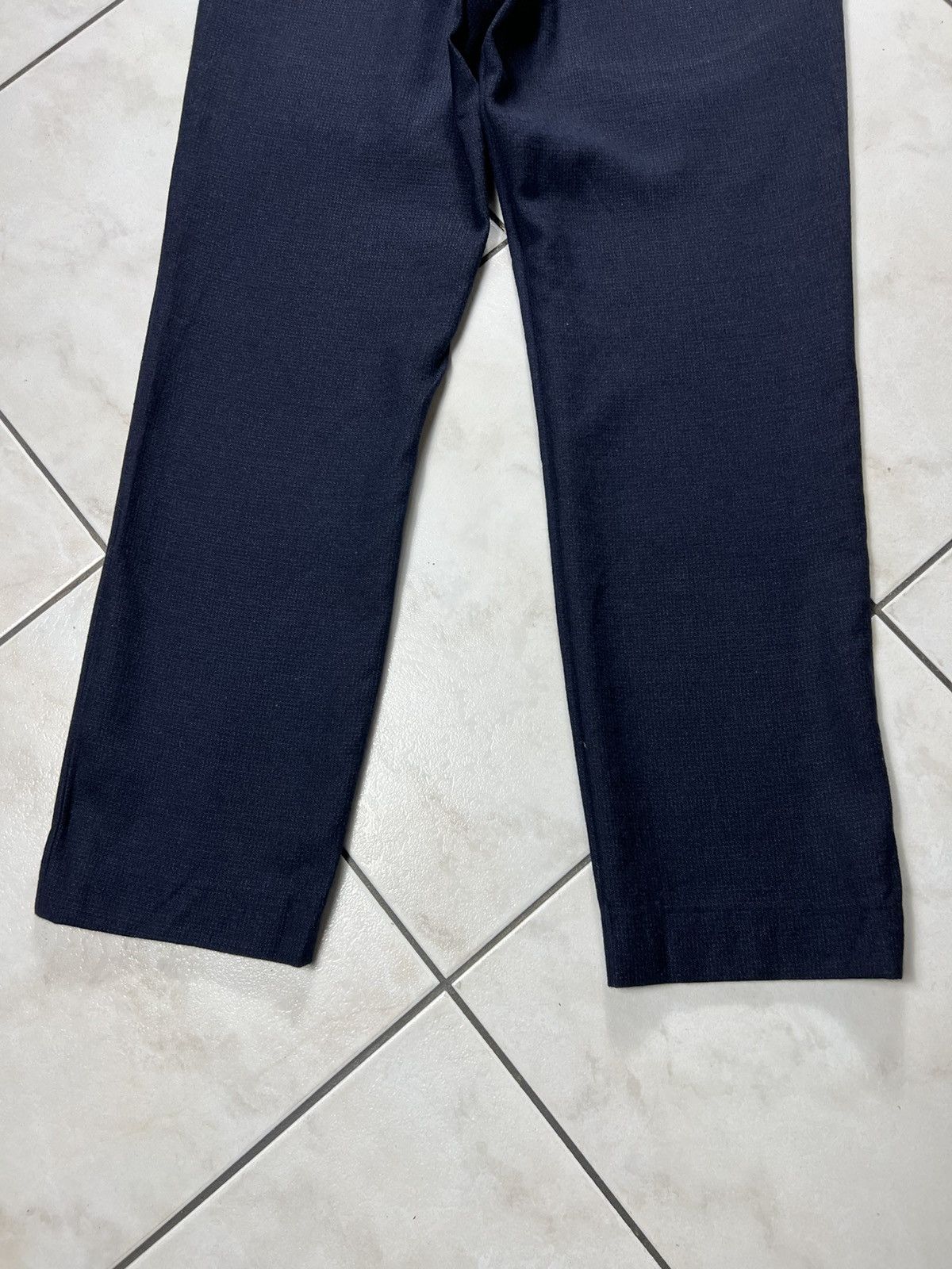 Dior Dior hedi slimane wool silk textured navy casual pants suit Size US 30 / EU 46 - 11 Thumbnail