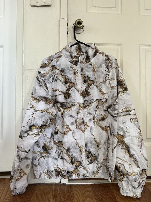 Supreme marble track online jacket