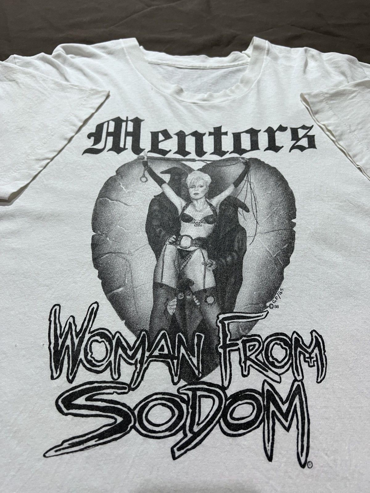 Vintage Vtg. 80s Mentors Women From Sodom Heavymetal Punk Shock rock Size US L / EU 52-54 / 3 - 7 Thumbnail