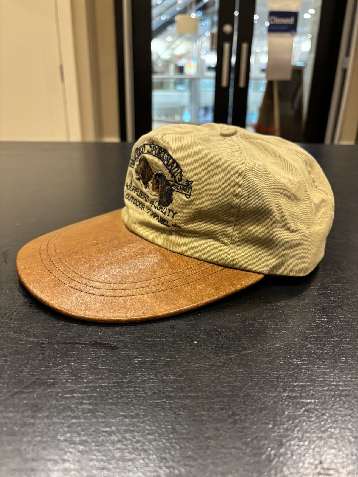 Polo Ralph Lauren Polo Ralph Lauren Sportsman Leather Brim Hat Size ONE SIZE - 2 Thumbnail