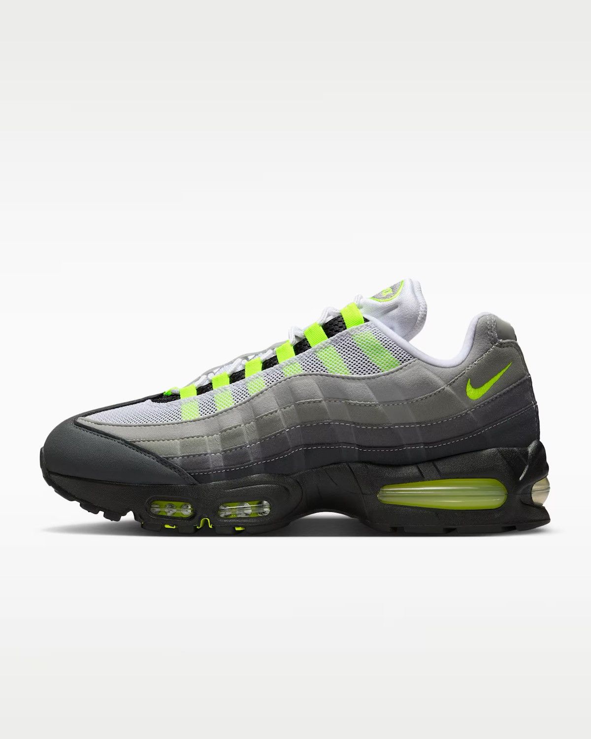 Nike Air Max 95 Big Bubble Mens Black Neon Sz 11 Size ONE SIZE - 2 Thumbnail
