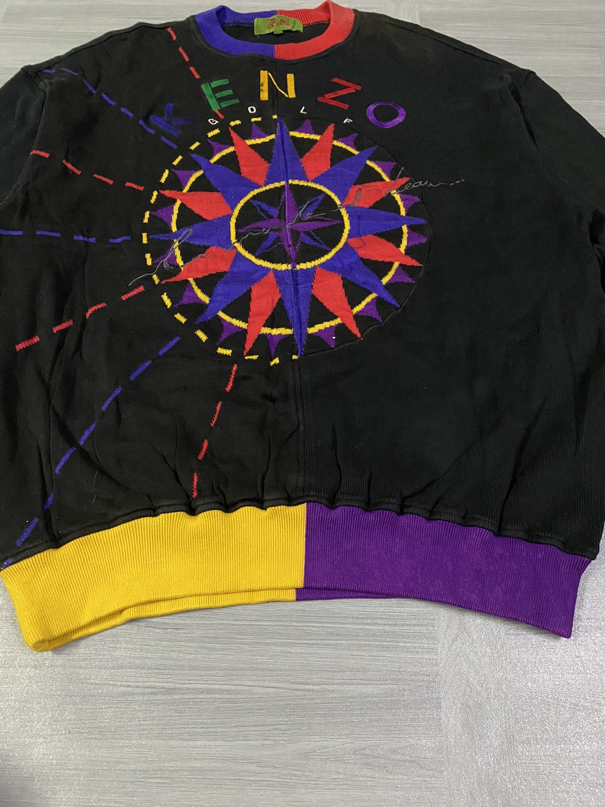 Kenzo Vintage Kenzo Golf Sweatshirt Embroidery Kenzo Golf Big Logo Size US L / EU 52-54 / 3 - 10 Thumbnail