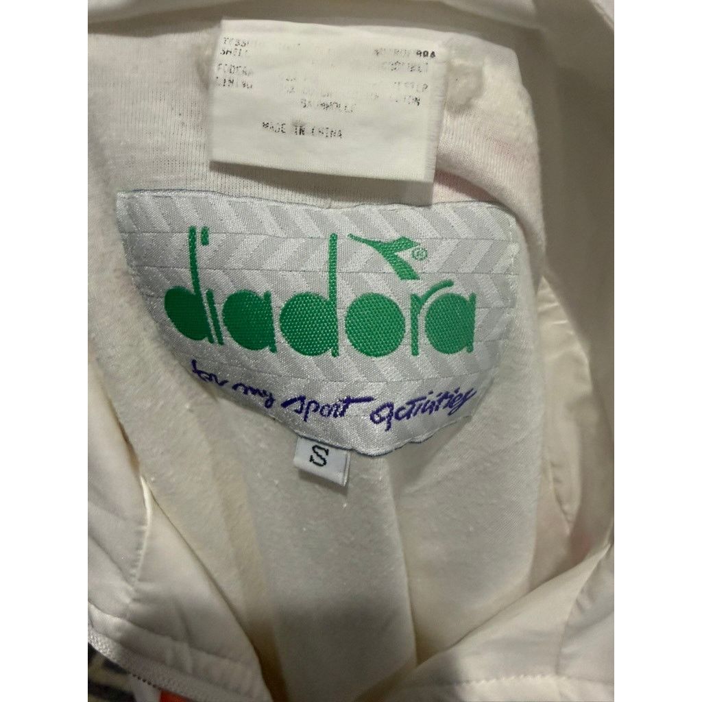 Diadora Diadora Tracksuit Set Womens Size Small White Coral Size 26" / US 2 / IT 38 - 6 Thumbnail