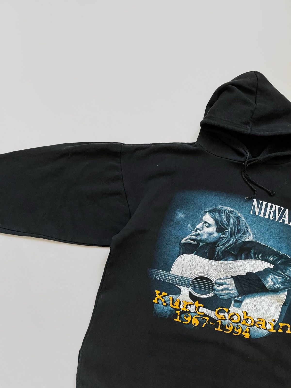 Nirvana × Vintage Vintage Kurt Cobain Nirvana hoodie 90s Size US XS / EU 42 / 0 - 5 Thumbnail