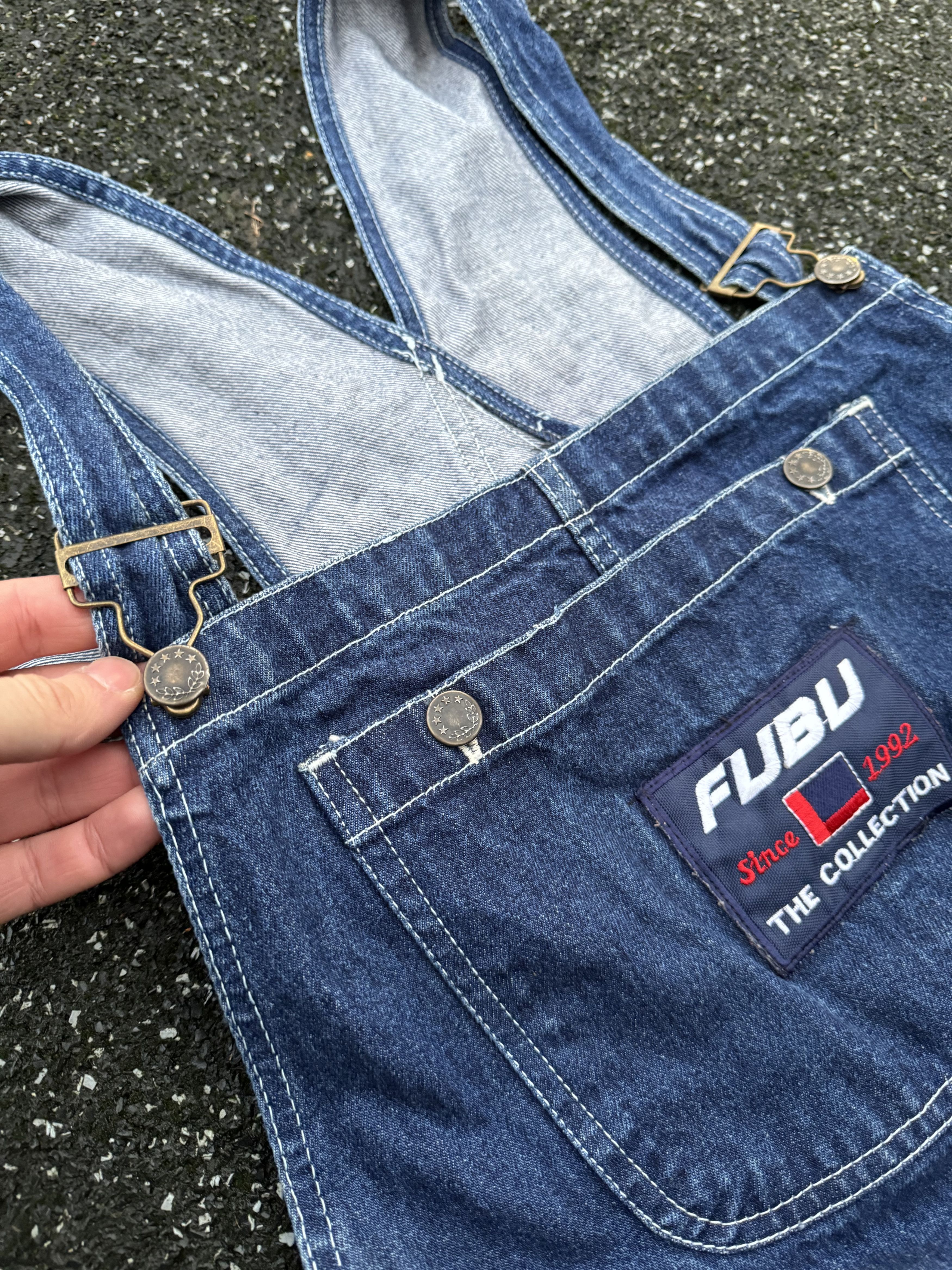 Fubu × Vintage Fubu Rare 90's Vintage Overall Jeans Size US 34 / EU 50 - 4 Thumbnail