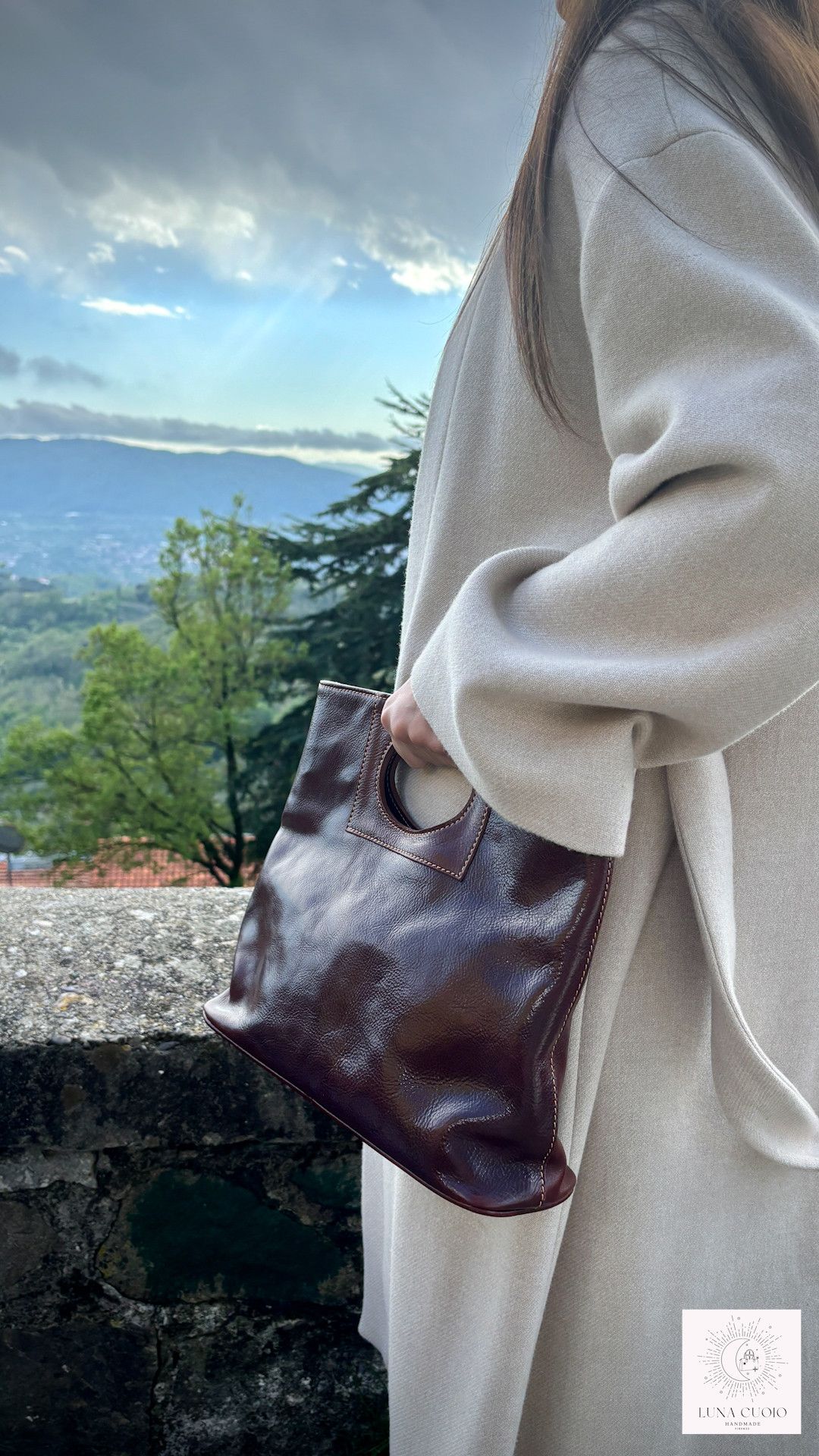 Vera Pelle Italian Handmade Leather Bag for Women Size ONE SIZE - 2 Thumbnail
