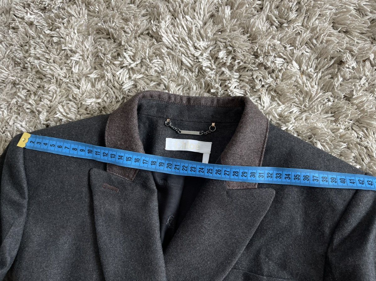 Chloe Chloe Double-Breasted Blazer – Cashmere Wool, Horn Buttons Size S / US 4 / IT 40 - 19 Thumbnail