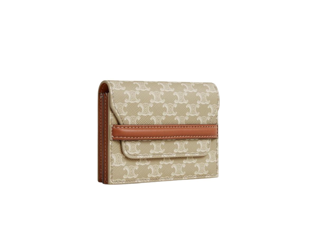Celine o1bcso1str0725 10E242FI8 Size: OS / Card Holder in Grege Size ONE SIZE - 2 Thumbnail