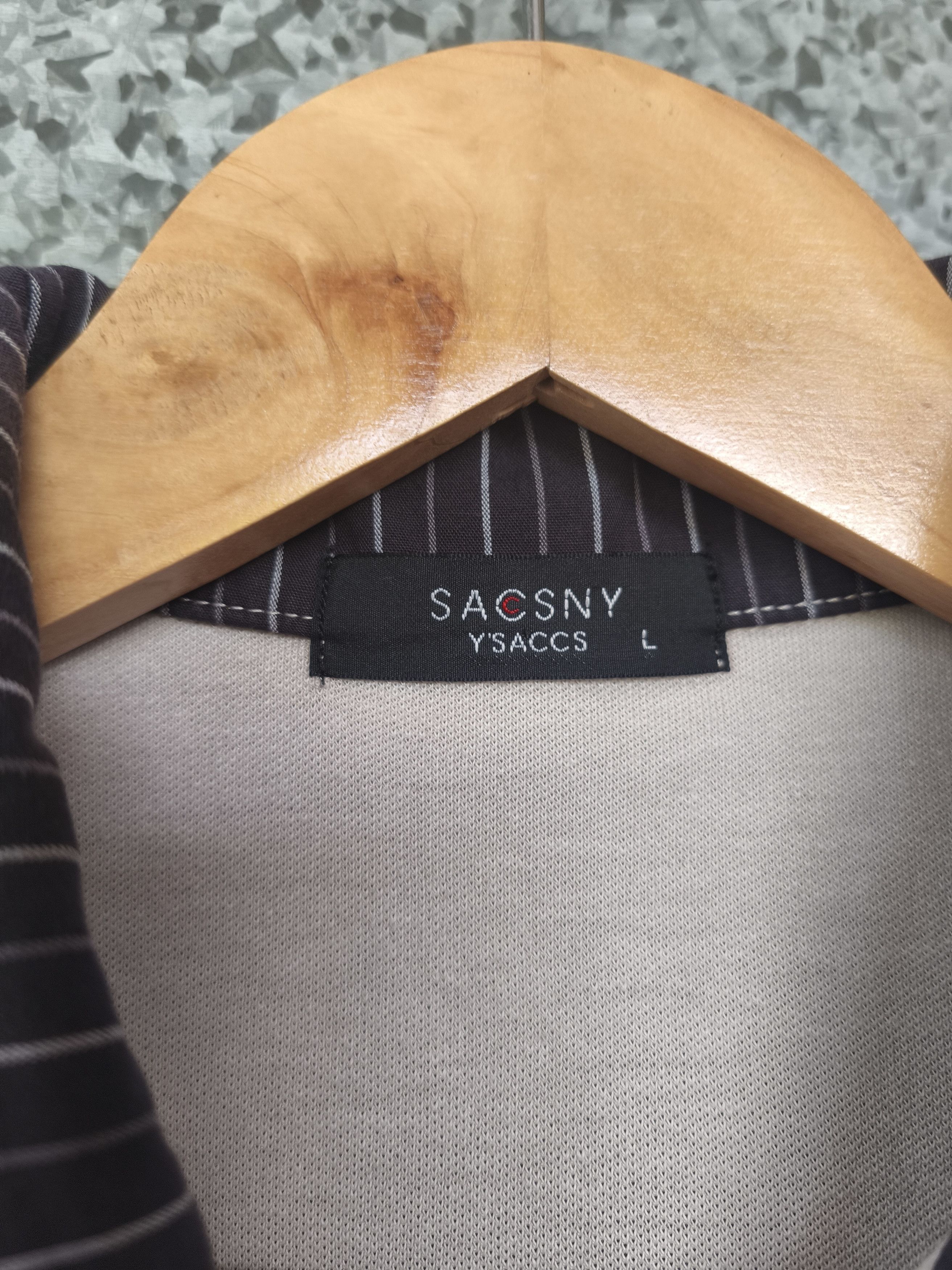 Yohji Yamamoto 🔥 Vintage Yohji Yamamoto Sacsny Ysaccs polo tee Size US M / EU 48-50 / 2 - 7 Thumbnail