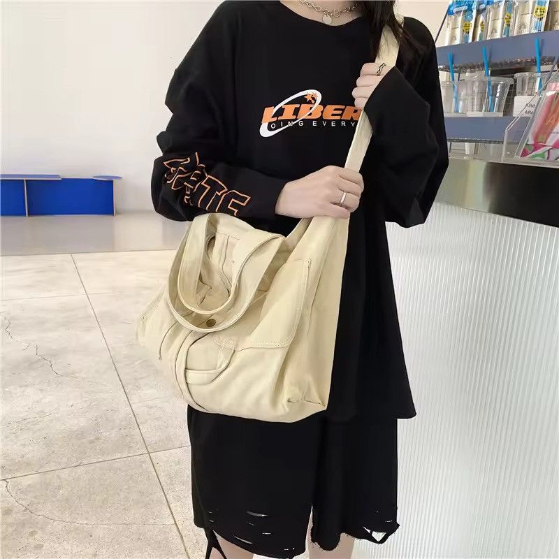 Japanese Brand Beige Crossbody Shoulder Bag Size ONE SIZE - 2 Thumbnail