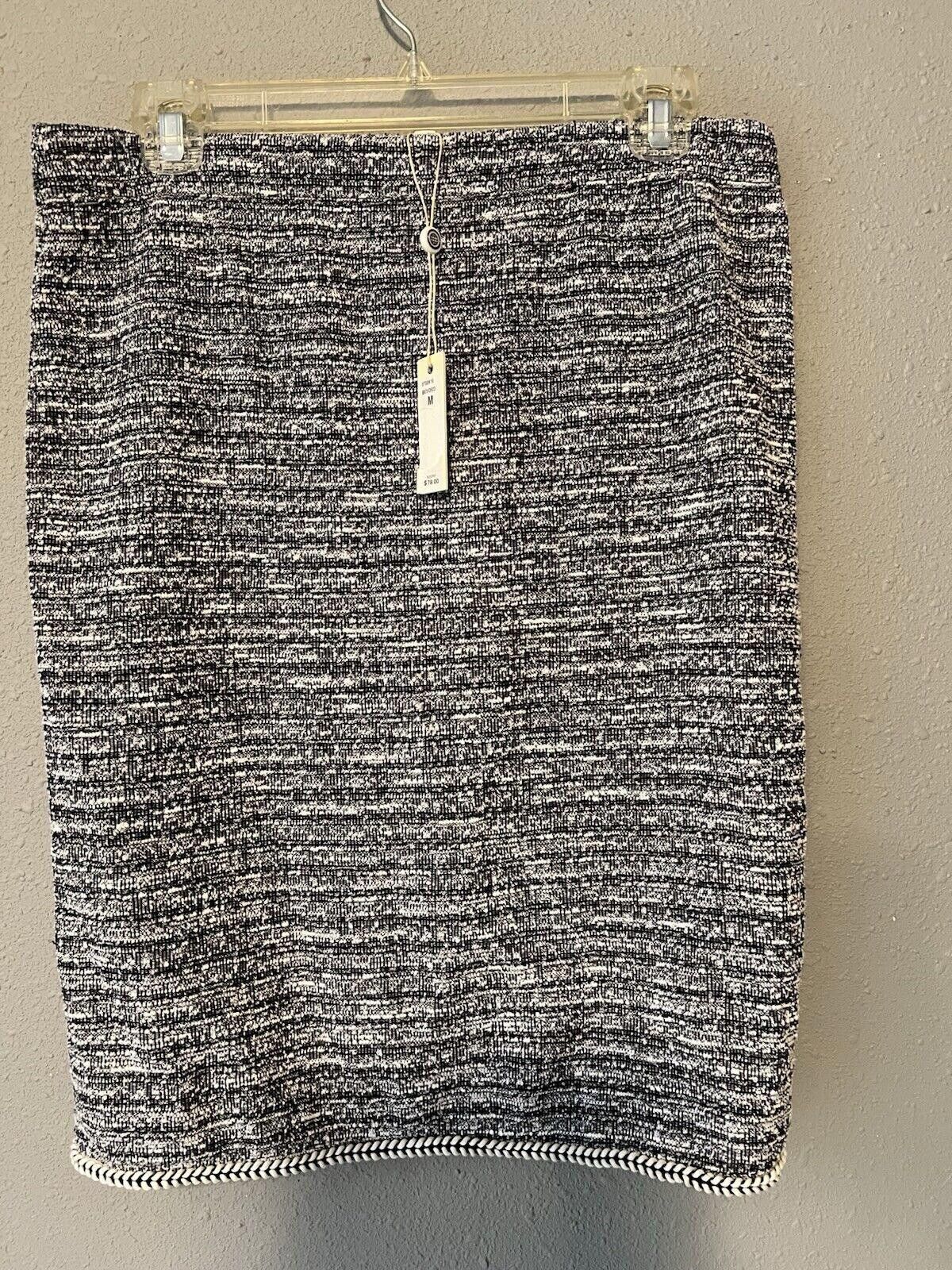 Designer Max Studio Elastic Waist Stretchy Knit Pencil Skirt Size M Size 32" / US 10 / IT 46 - 1 Thumbnail