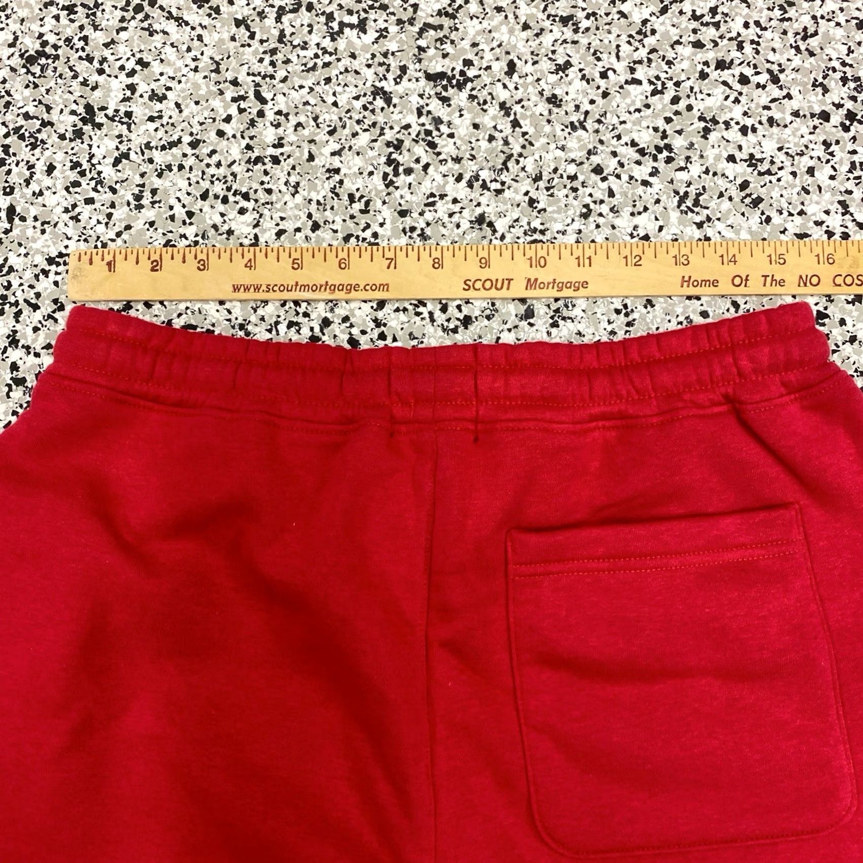 Ed Hardy ED Hardy Sweat Shorts Mens Regular Medium Red NWT Skull Flames Snake Logo Pockets Drawstring Cotton Polyester 7.5 Inseam Casual Vintage No Size US 33 - 6 Thumbnail