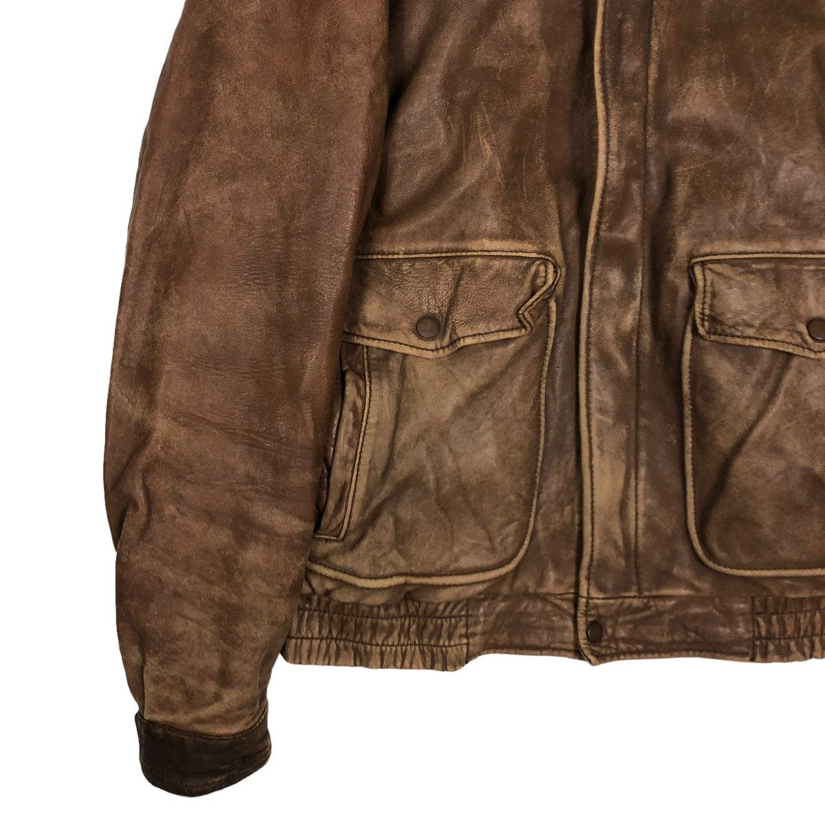 Harley Davidson 🔥80’s Vtg Biker Leather Jacket Harley Davidson USA Size US M / EU 48-50 / 2 - 4 Thumbnail