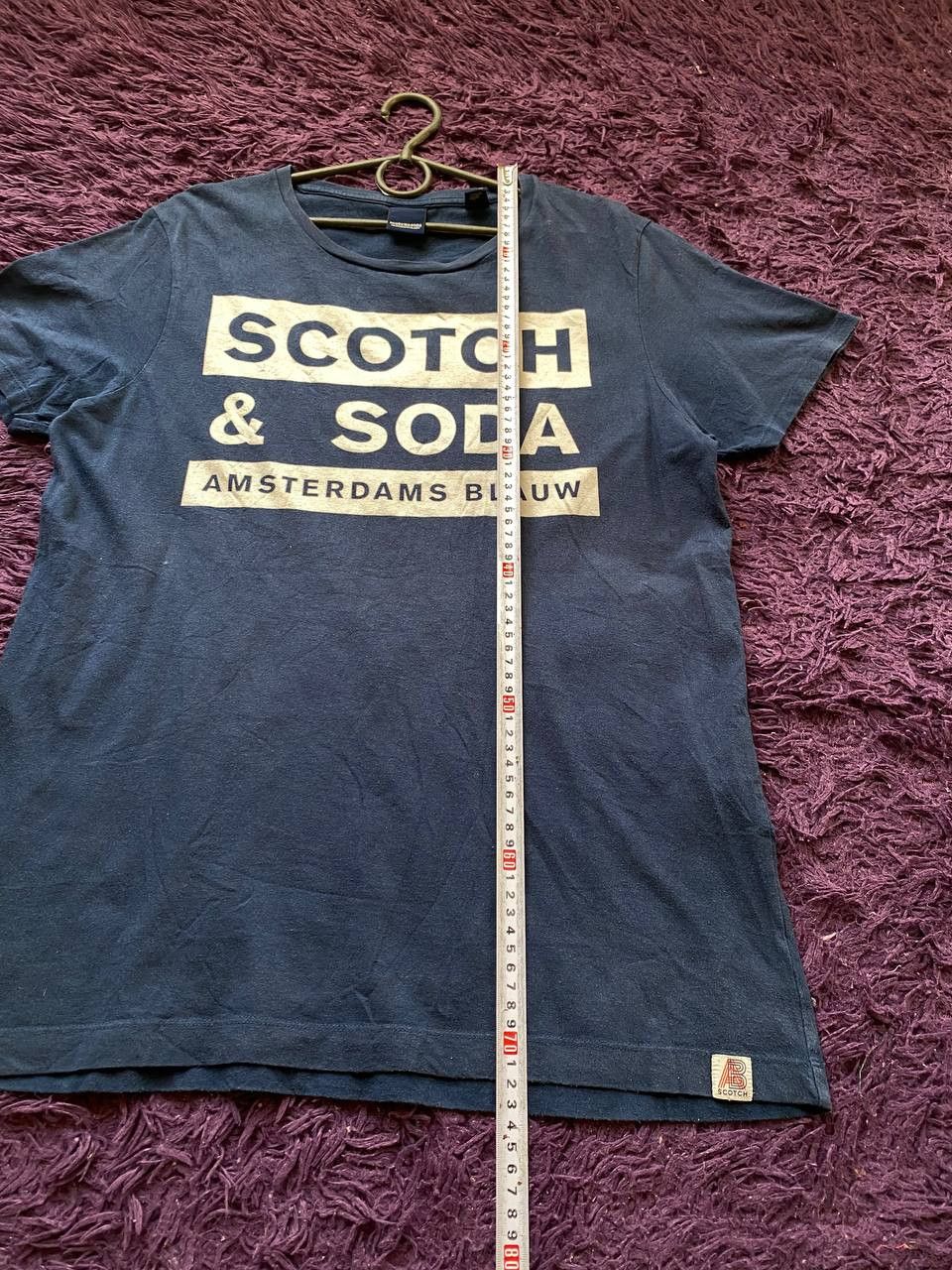 Scotch & Soda Scotch & Soda Amsterdam Blauw Classic T Shirt center logo Size US M / EU 48-50 / 2 - 10 Thumbnail