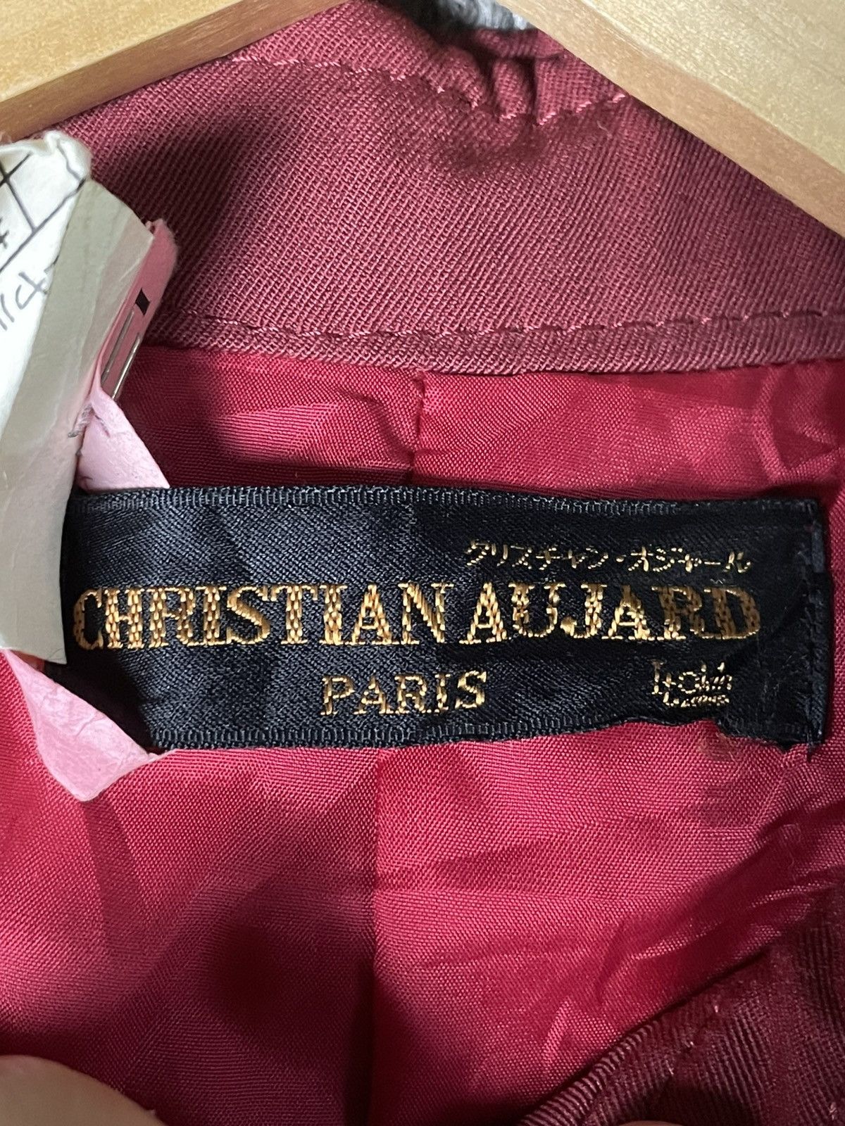 Vintage VTG Christian Aujard Long Jacket (54) Size US XXS / EU 40 - 11 Thumbnail