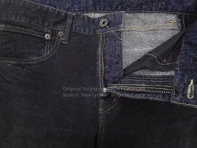 Le Grande Bleu (L.G.B.) Black Distressed Denim Jeans Size 30. Size US 30 / EU 46 - 4 Thumbnail