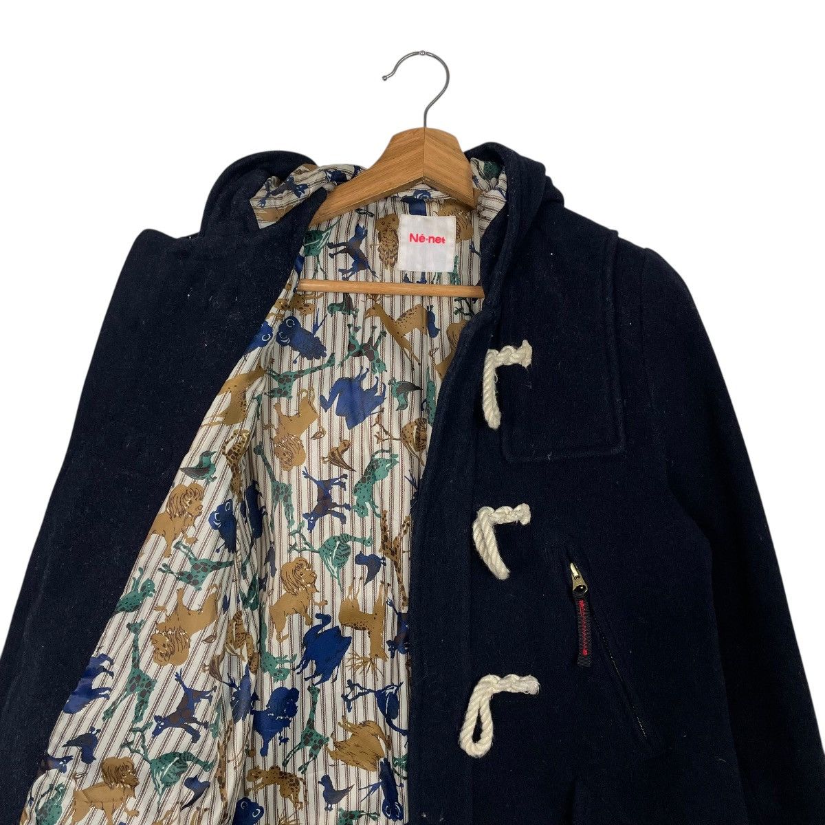 Ne-Net Ne-net Hooded Wool Duffle Jacket Size US S / EU 44-46 / 1 - 11 Thumbnail