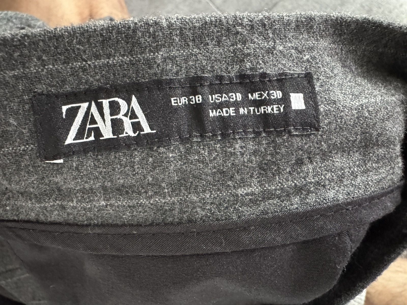 Zara Stripped smart casual trousers Size US 30 / EU 46 - 3 Thumbnail