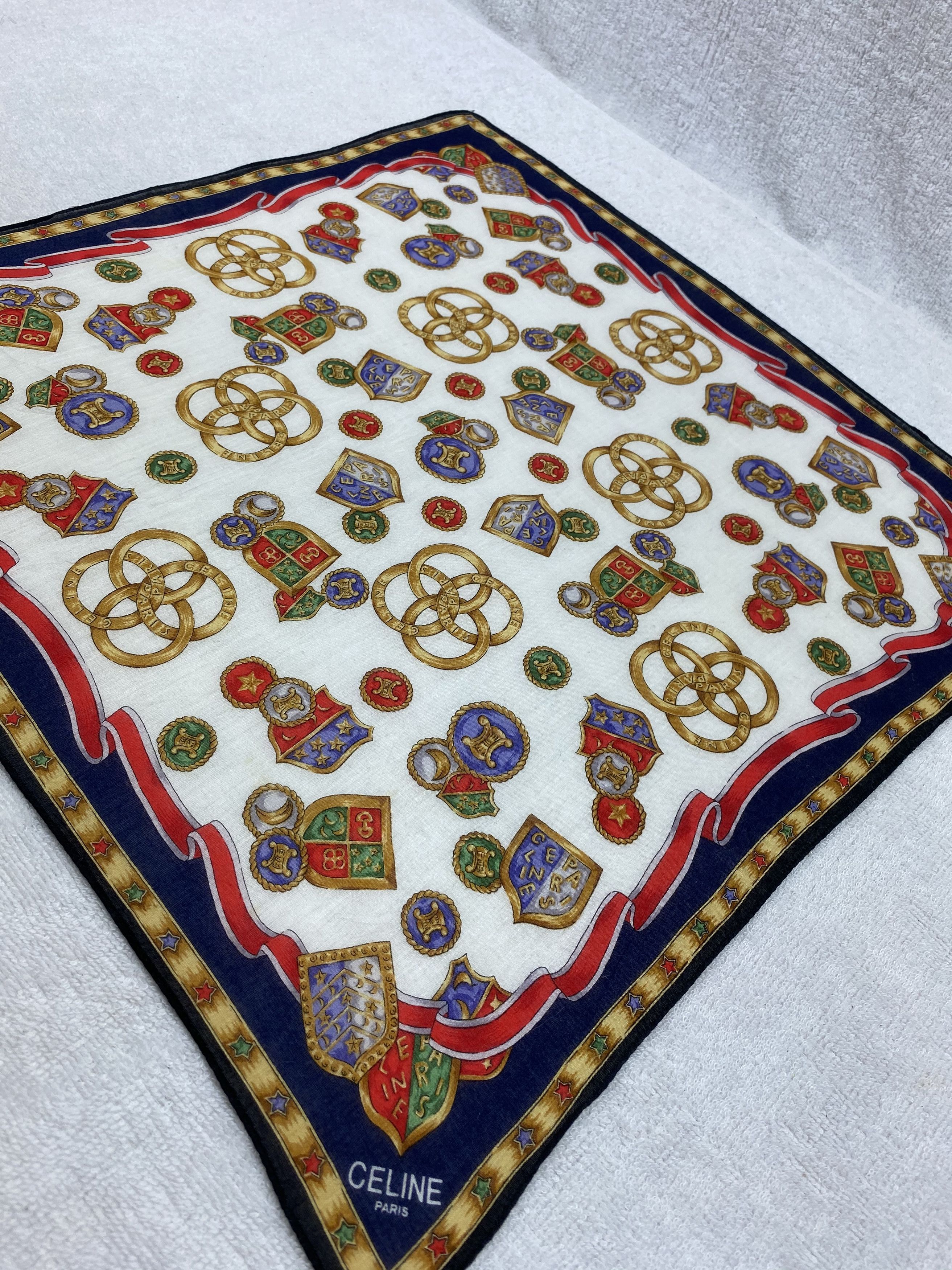 Celine Celine Handkerchief / Bandana / Neckerchief Size ONE SIZE - 4 Thumbnail