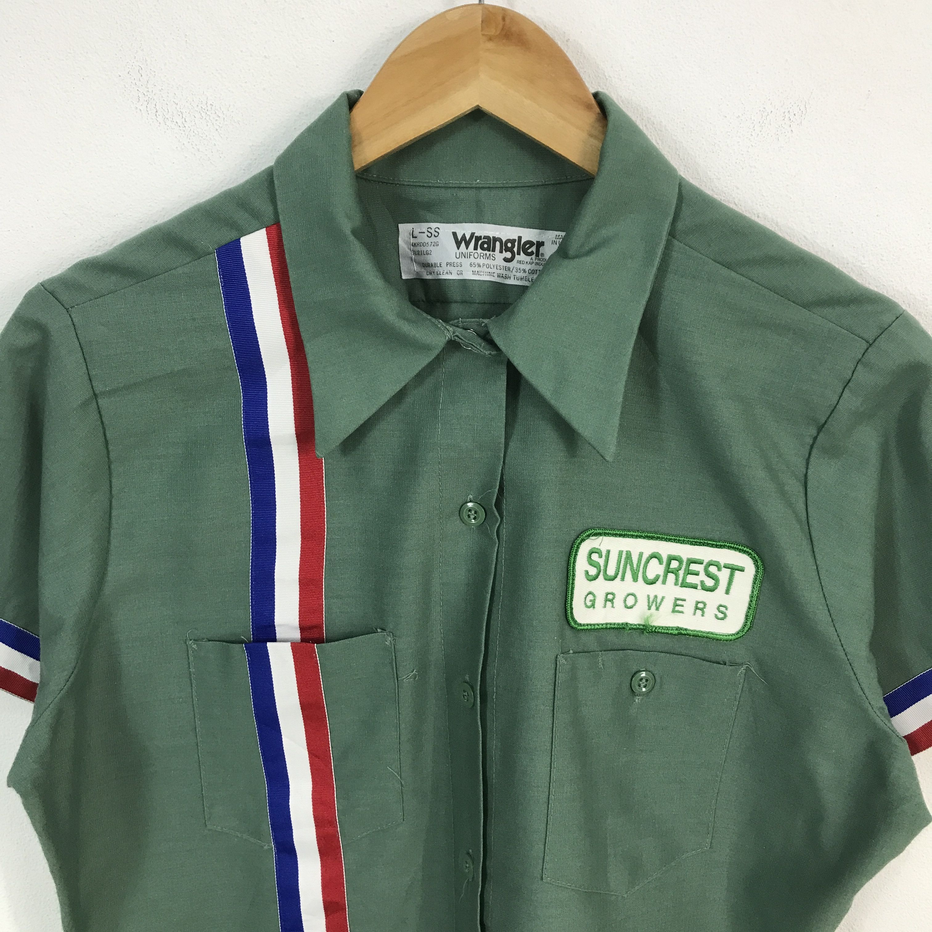 Vintage × Wrangler Vtg Wrangler x suncrest qrowers button up shirts Size US L / EU 52-54 / 3 - 3 Thumbnail