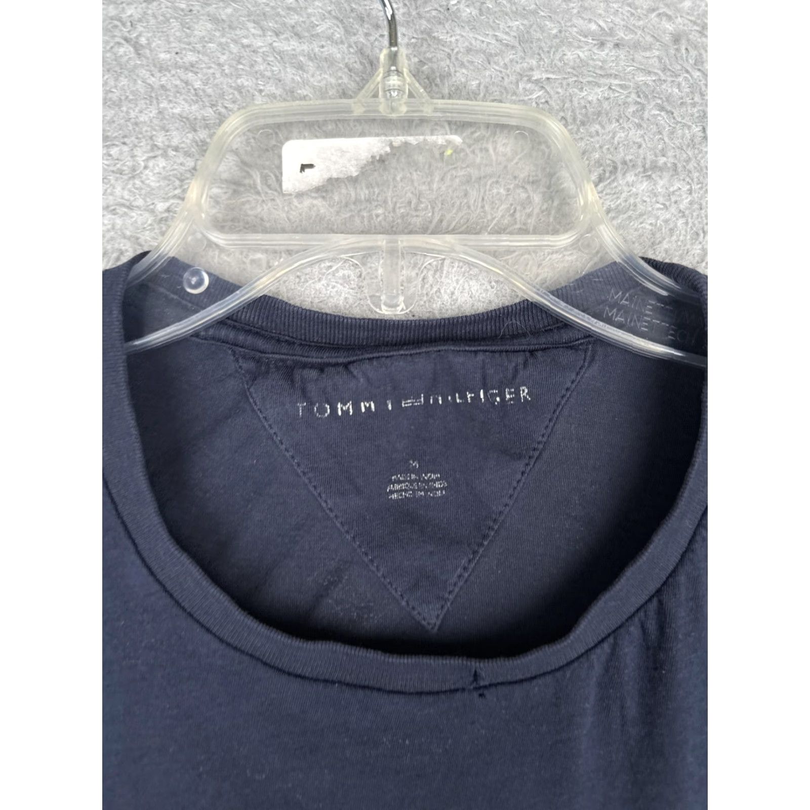 Tommy Hilfiger Tommy Hilfiger Shirt Mens Medium Blue Crew Neck Short Sleeve Logo Cotton Tagless Size US M / EU 48-50 / 2 - 7 Thumbnail