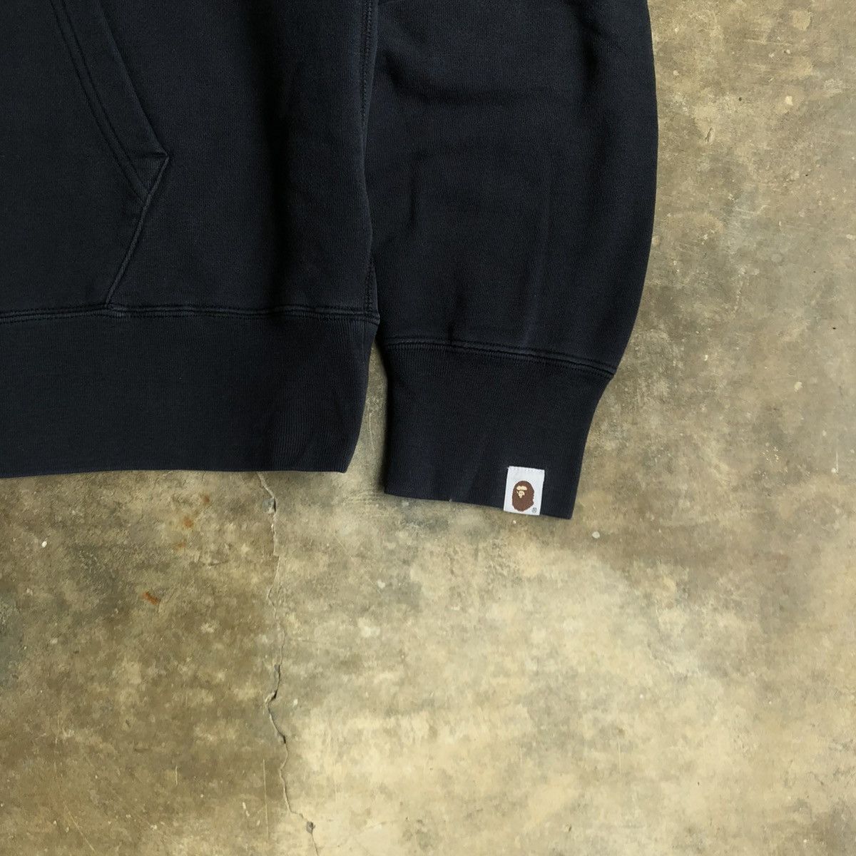 Bape OG Bape A Bathing Ape College Big Logo Hoodie Black Size US XL / EU 56 / 4 - 4 Thumbnail
