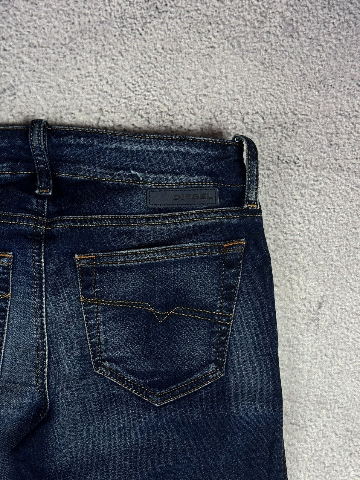 Diesel DIESEL Grupee 00S1EF Denim Sweat Pants Skinny Jogg Jeans Size 23" - 4 Thumbnail