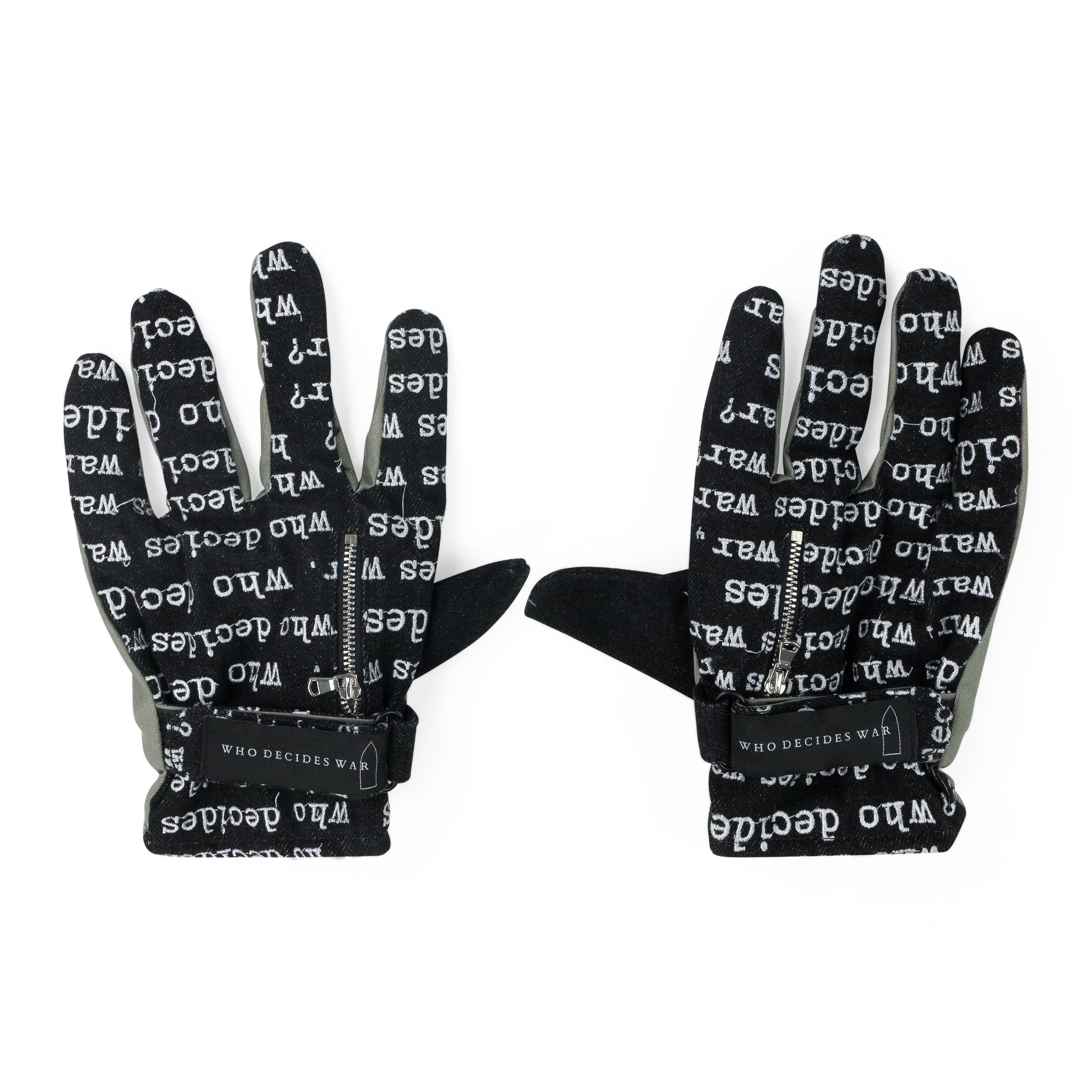 Who Decides War Who Decides War Black Armor Gloves SIZE OS Size ONE SIZE - 1 Thumbnail