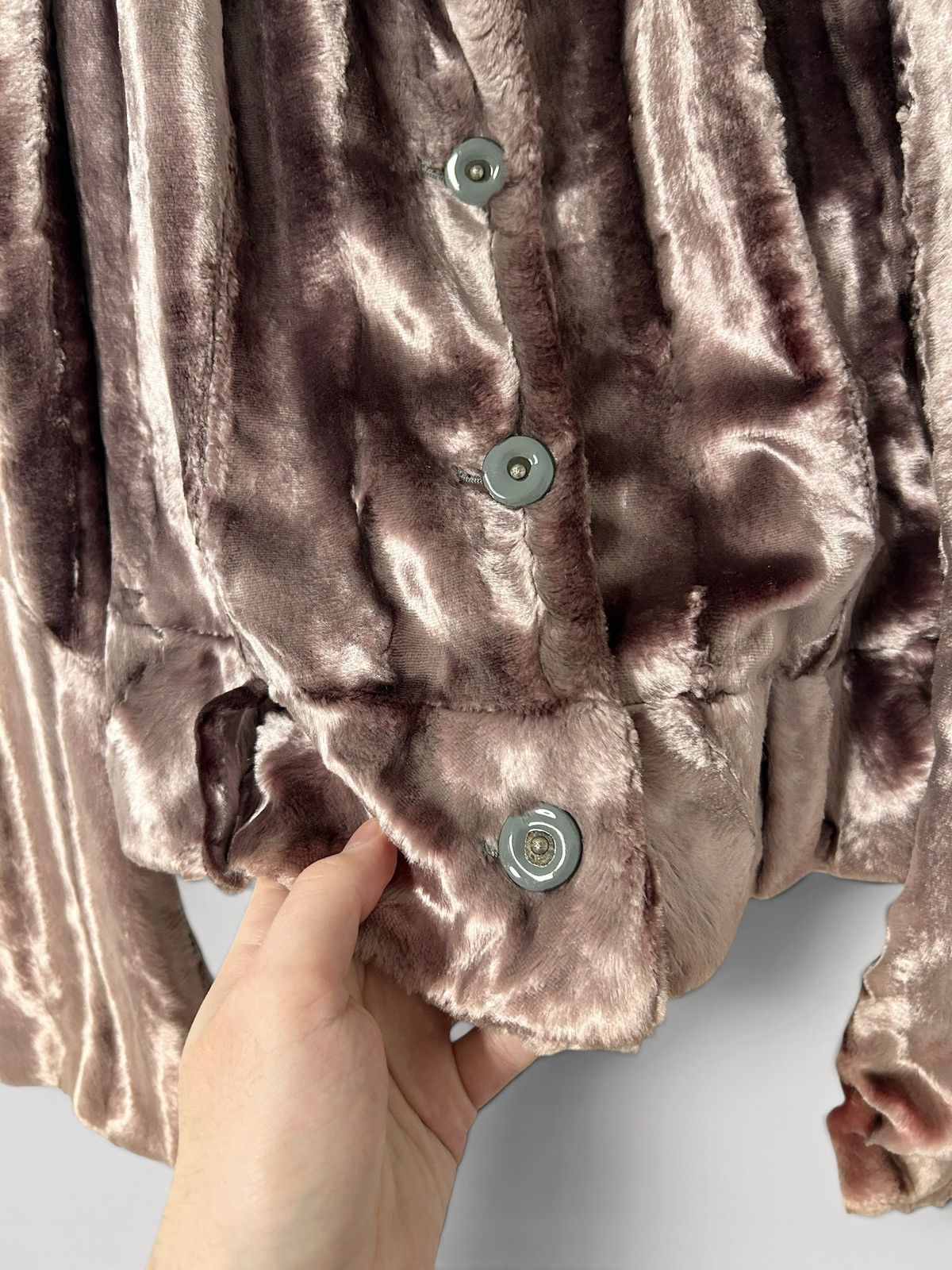 Just Cavalli AW2004 Faux Fur Patchwork Jacket Size US S / EU 44-46 / 1 - 4 Thumbnail