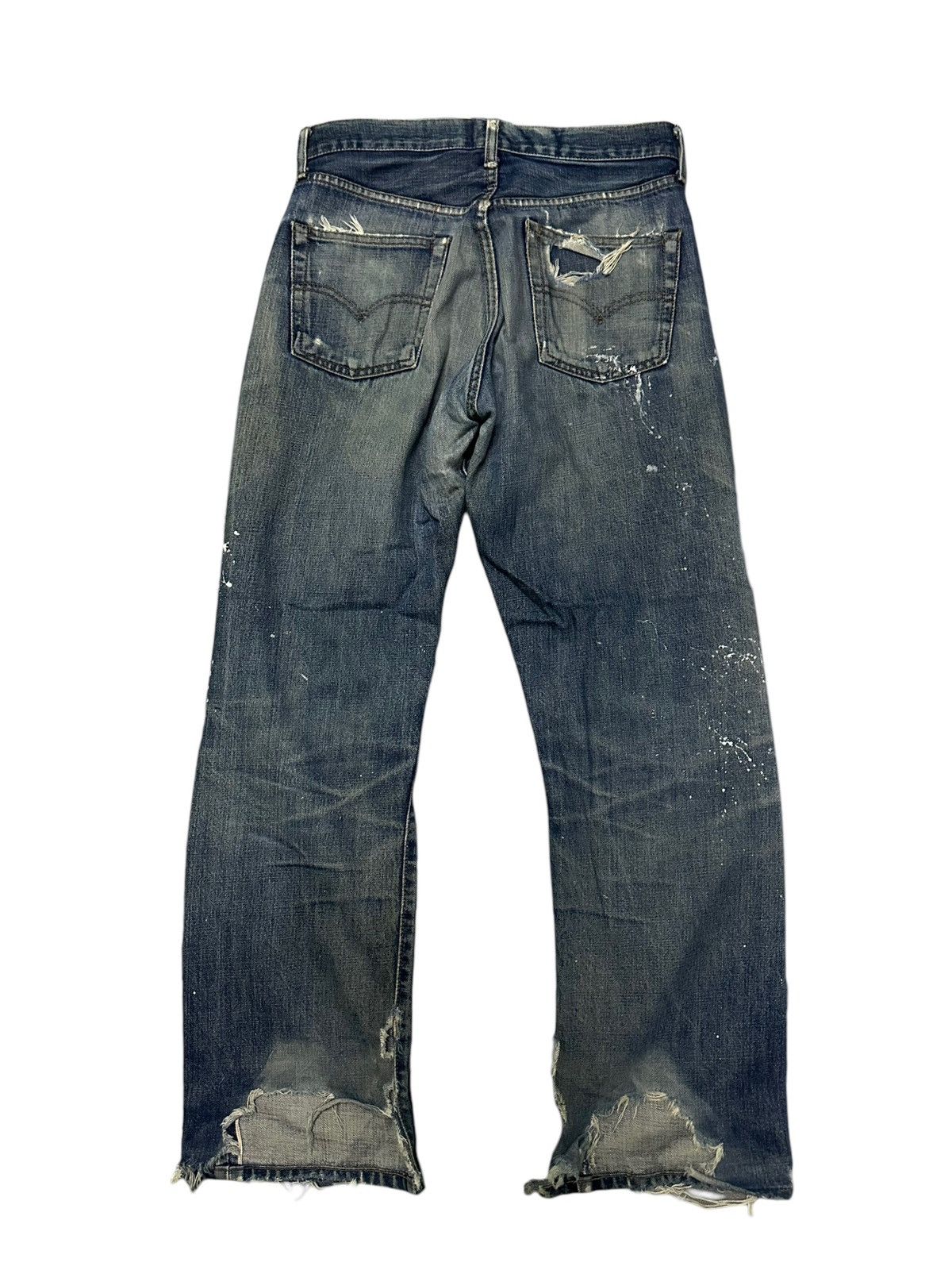 Levi's Vintage 90s Levi’s 501 bigE top button J09 rusty wash jeans Size US 32 / EU 48 - 2 Thumbnail