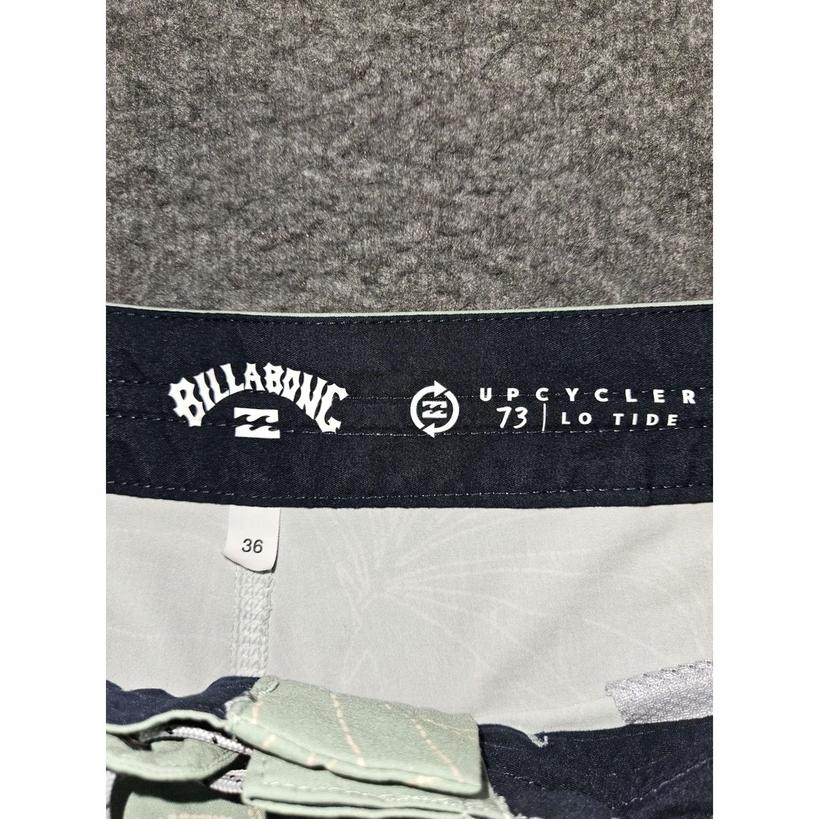 Billabong Billabong Board Shorts Mens 36 Green Upcycler 73 Lo Tide Floral Surf Beach Swim Size US 36 / EU 52 - 2 Thumbnail