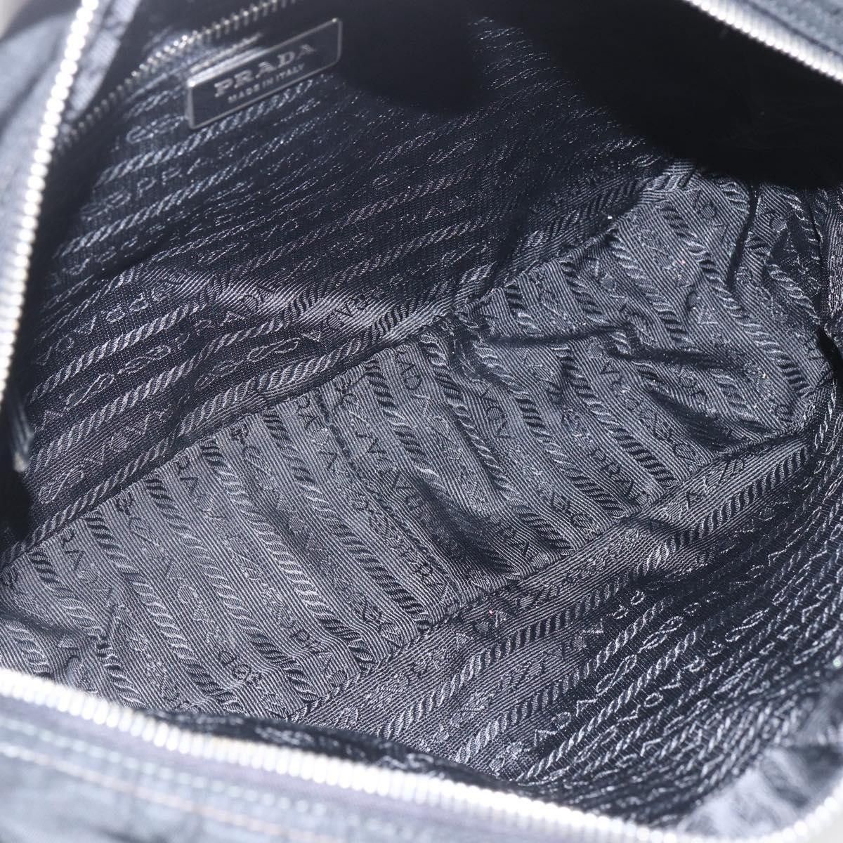 Prada PRADA Shoulder Bag Nylon Black Silver Auth 165034 - Jerrillo Size ONE SIZE - 18 Thumbnail
