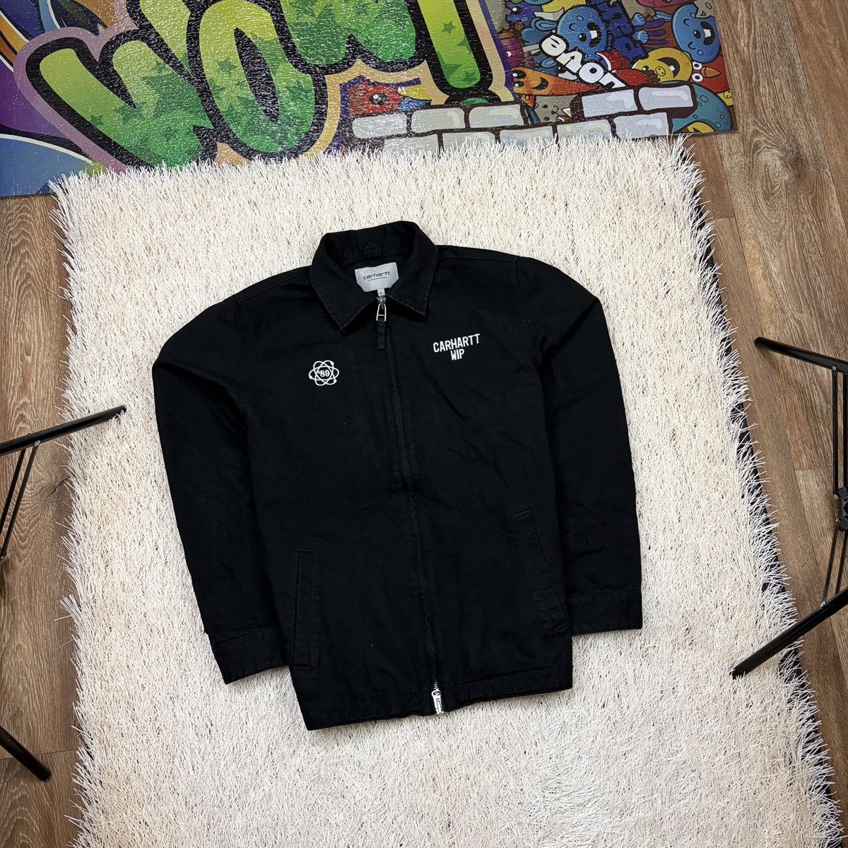 Carhartt Wip Rare CARHARTT WIP CARTOGRAPH JACKET Black men’s Size Small Size US S / EU 44-46 / 1 - 1 Thumbnail