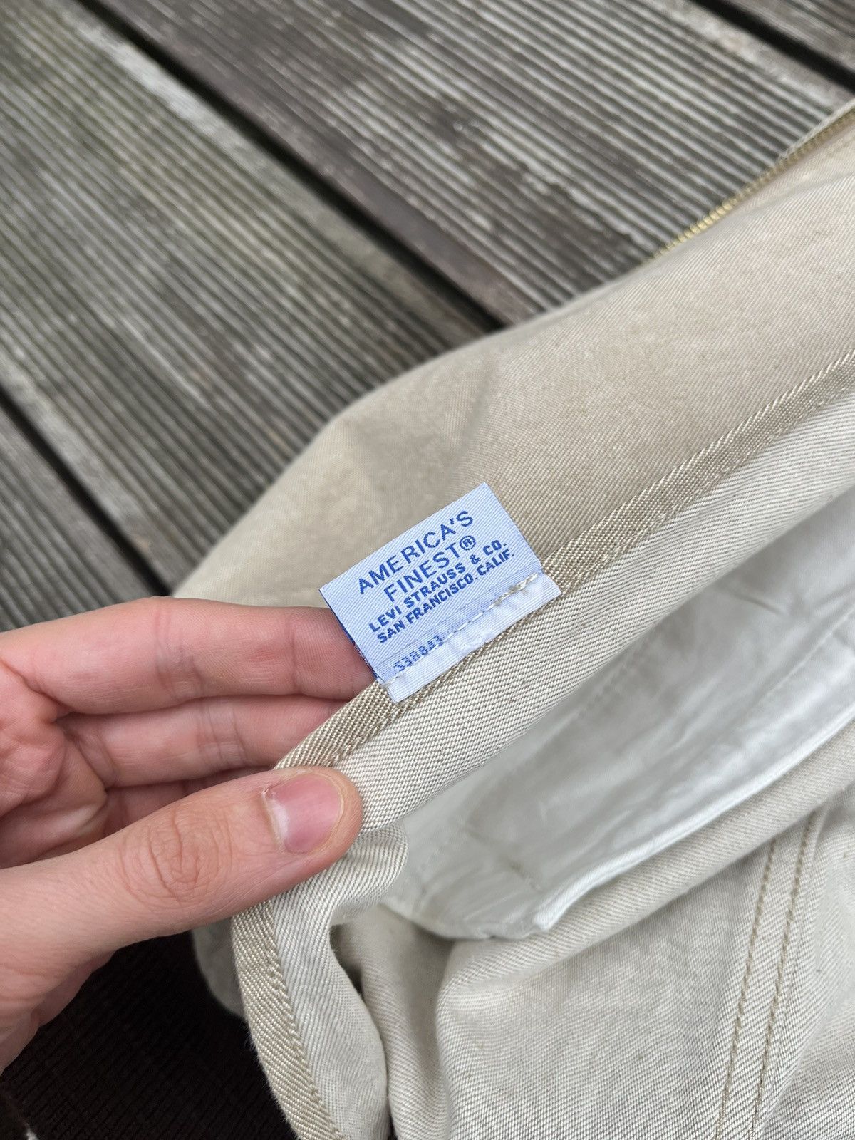 Levi's × Vintage Vintage Levis Bomber Detroit Jacket Canvas Cotton S Size US S / EU 44-46 / 1 - 7 Thumbnail