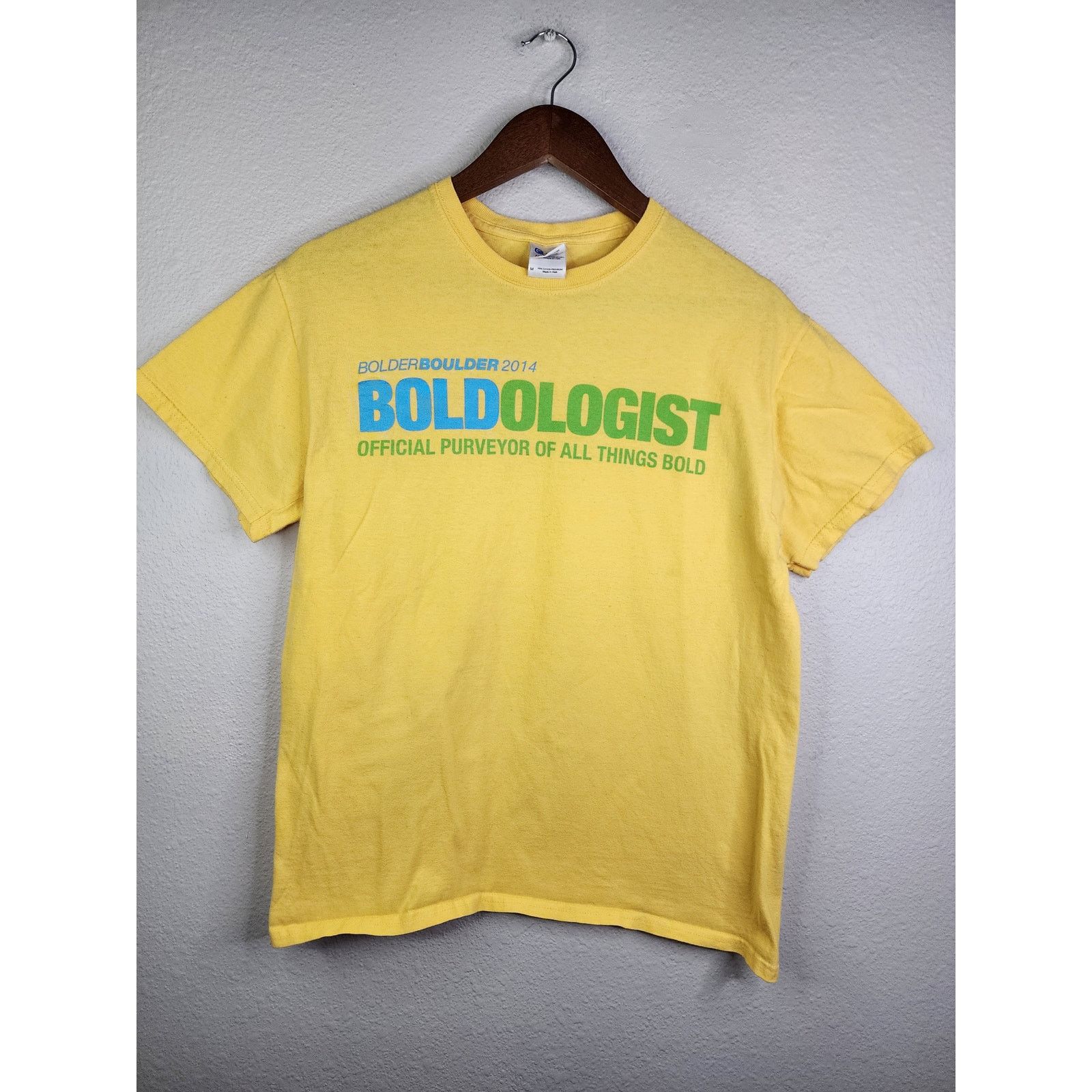 Gildan Bolder Boulder Shirt Official 2014 Event T-Shirt Biologist Size US M / EU 48-50 / 2 - 1 Thumbnail