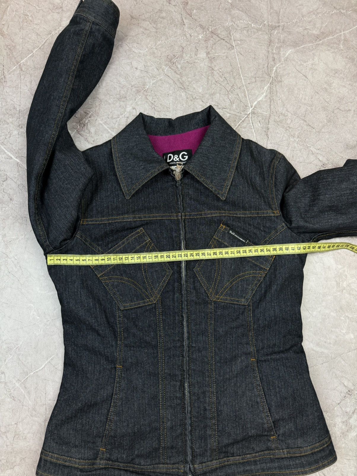 Dolce & Gabbana Dolce & Gabbana Blue Denim Butterfly Jeans Jacket Size S / US 4 / IT 40 - 21 Thumbnail