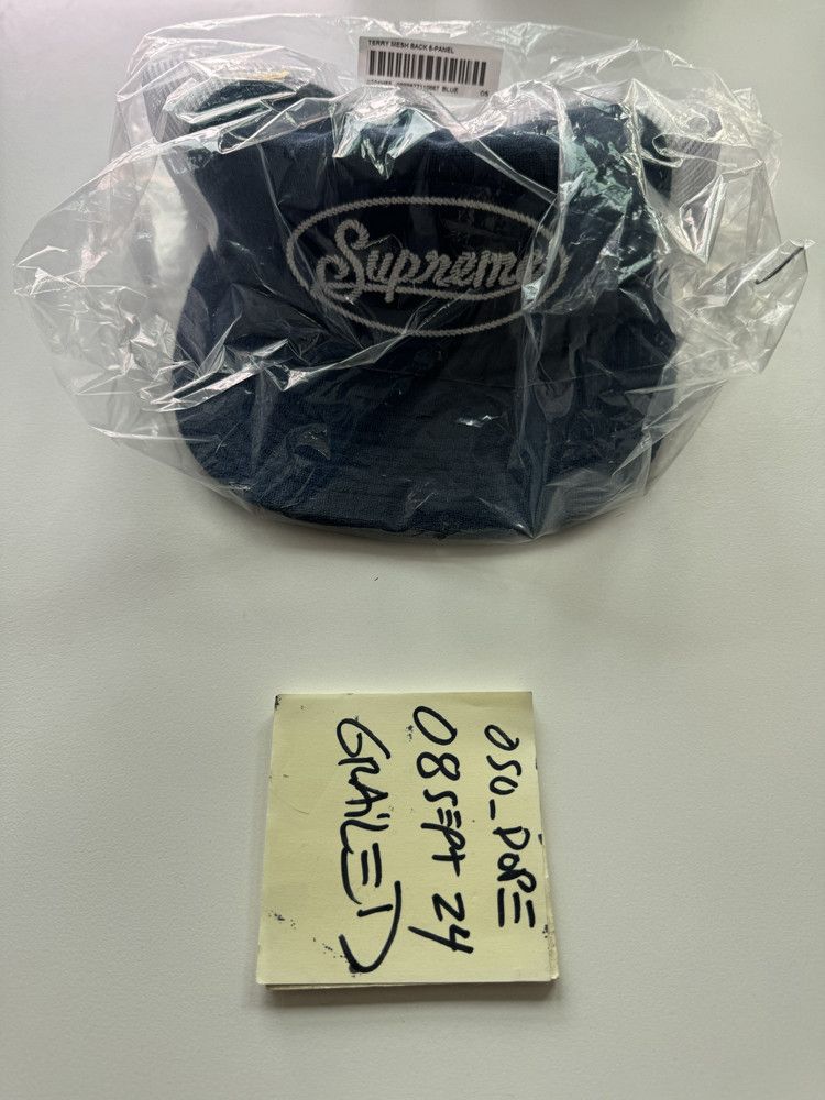 Supreme supreme terry mesh back 5-panel (blue) Size ONE SIZE - 3 Thumbnail