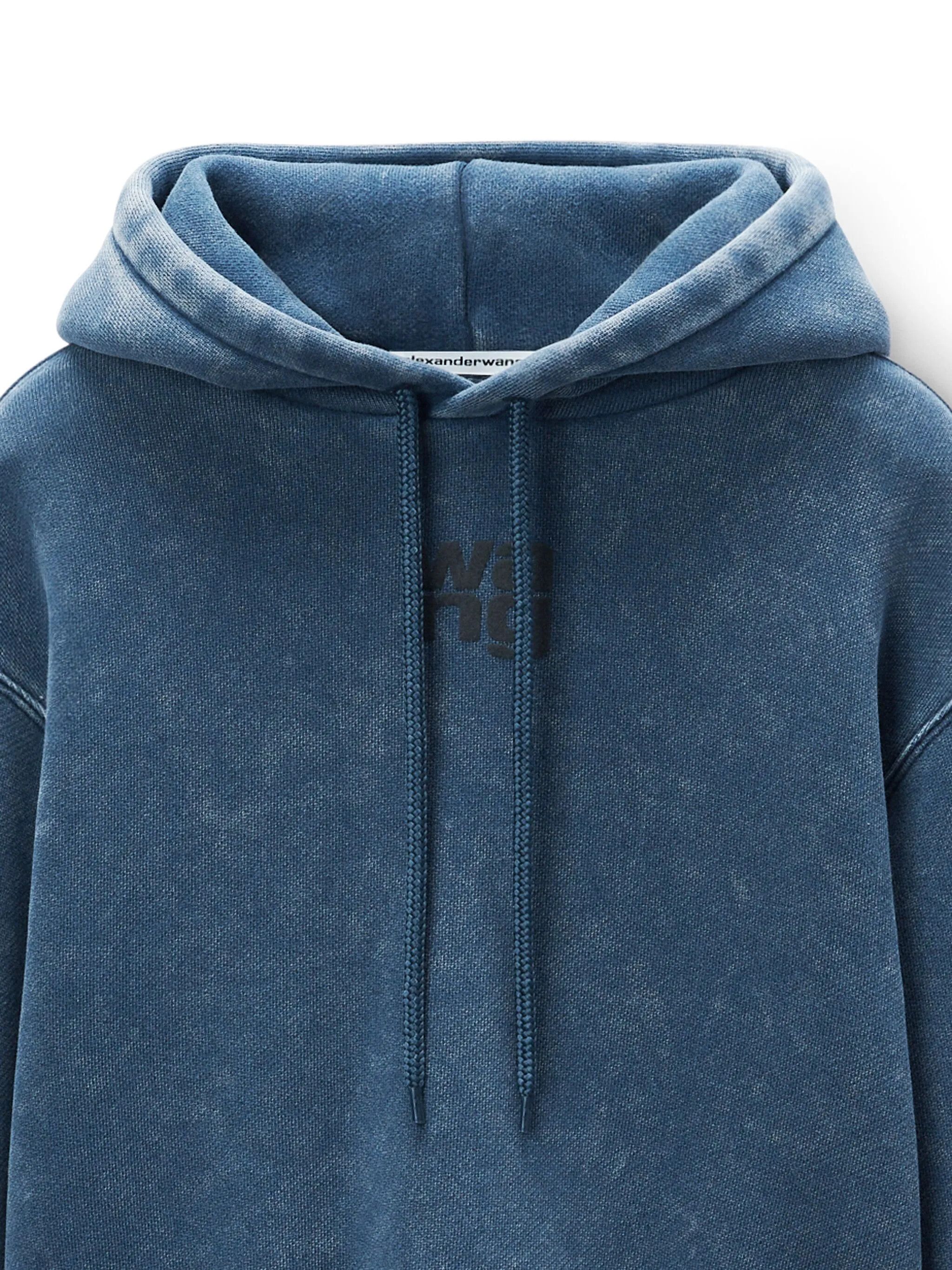 Alexander Wang o1s22i1n0225 Boxy Hoodie in Blue Size M / US 6-8 / IT 42-44 - 6 Thumbnail