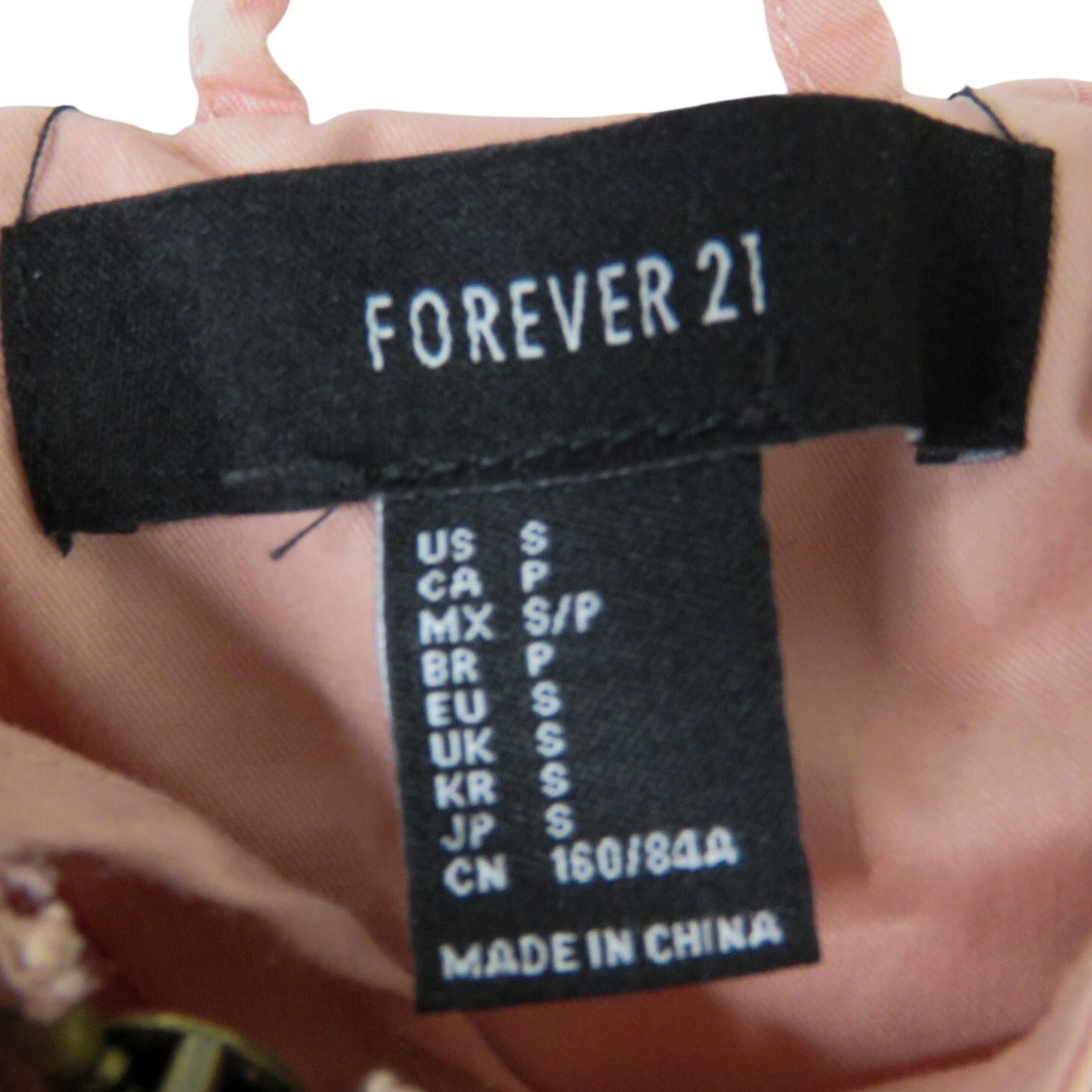 Forever 21 F21 Light Pink Utility Jacket with Hood Casual Jacket Small Size S / US 4 / IT 40 - 4 Thumbnail