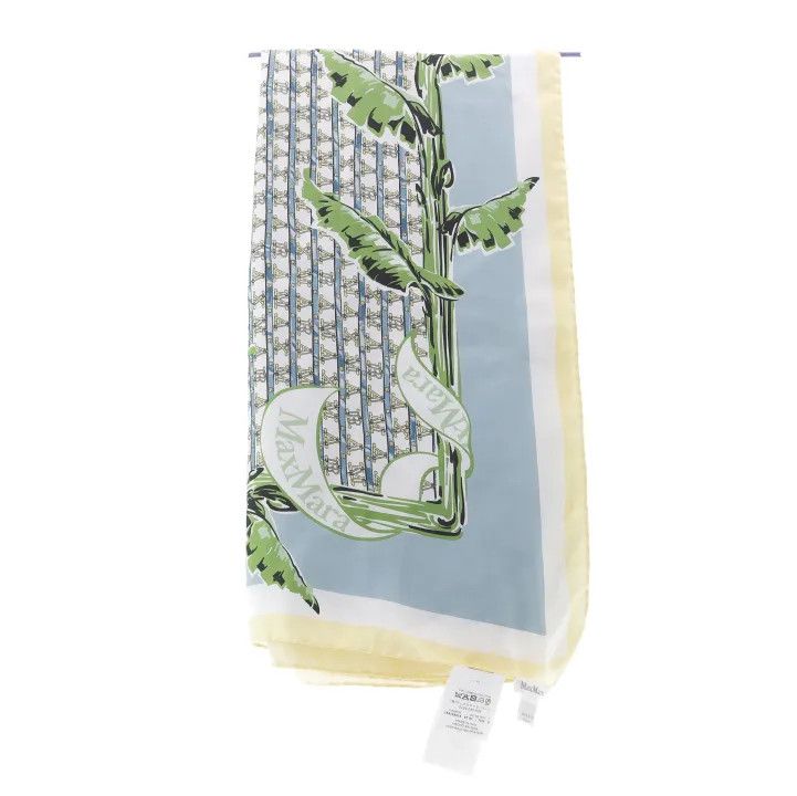 Max Mara Maxmara Fashion Trend Silk Scarf 0079 Size ONE SIZE - 1 Thumbnail