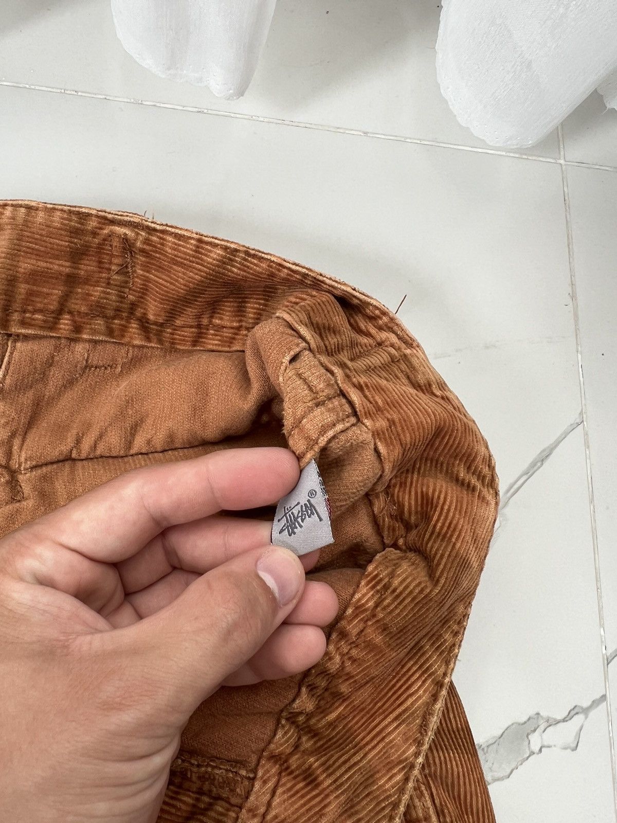Stussy 90’s STUSSY CORDUROY RARE MULTIPOCKET CARGO RETRO PANTS Y2K Size US 32 / EU 48 - 18 Thumbnail